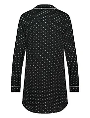 Hunkemöller - Shirtdress LS Jersey Dots - alhaisimmat hinnat - black - 6