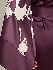 Hunkemöller - Kimono Satin Isla Flower - bursdagsgaver - italian plum - 3