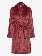 Robe Short Flannel Fleece - APPLE BUTTER