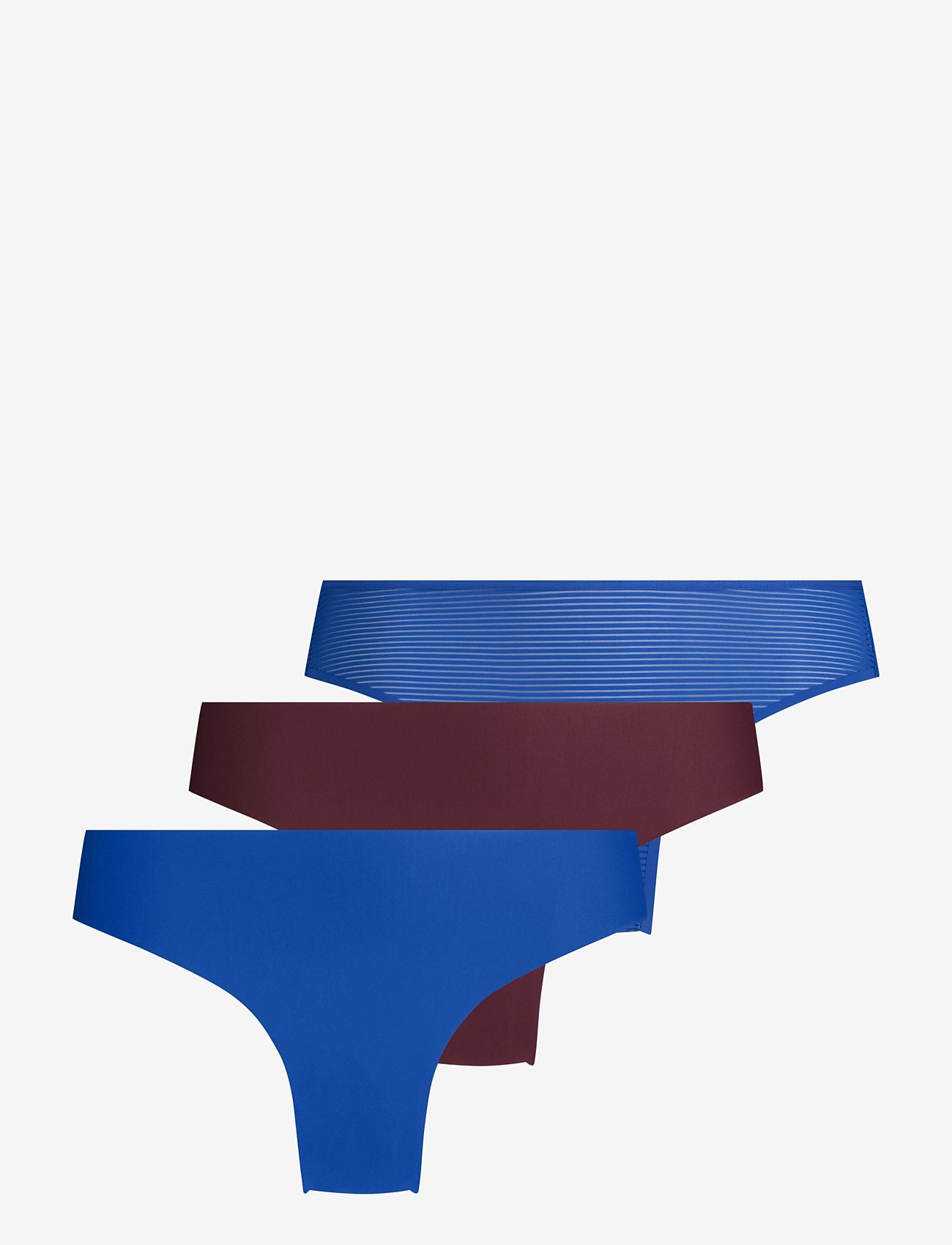 Hunkemöller - 3-Pack Invisible bras fishnet - seamless panties - nautical blue - 0