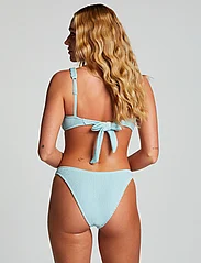 Hunkemöller - Crinkle croptop - bikinis med trekantform - azur blue - 5