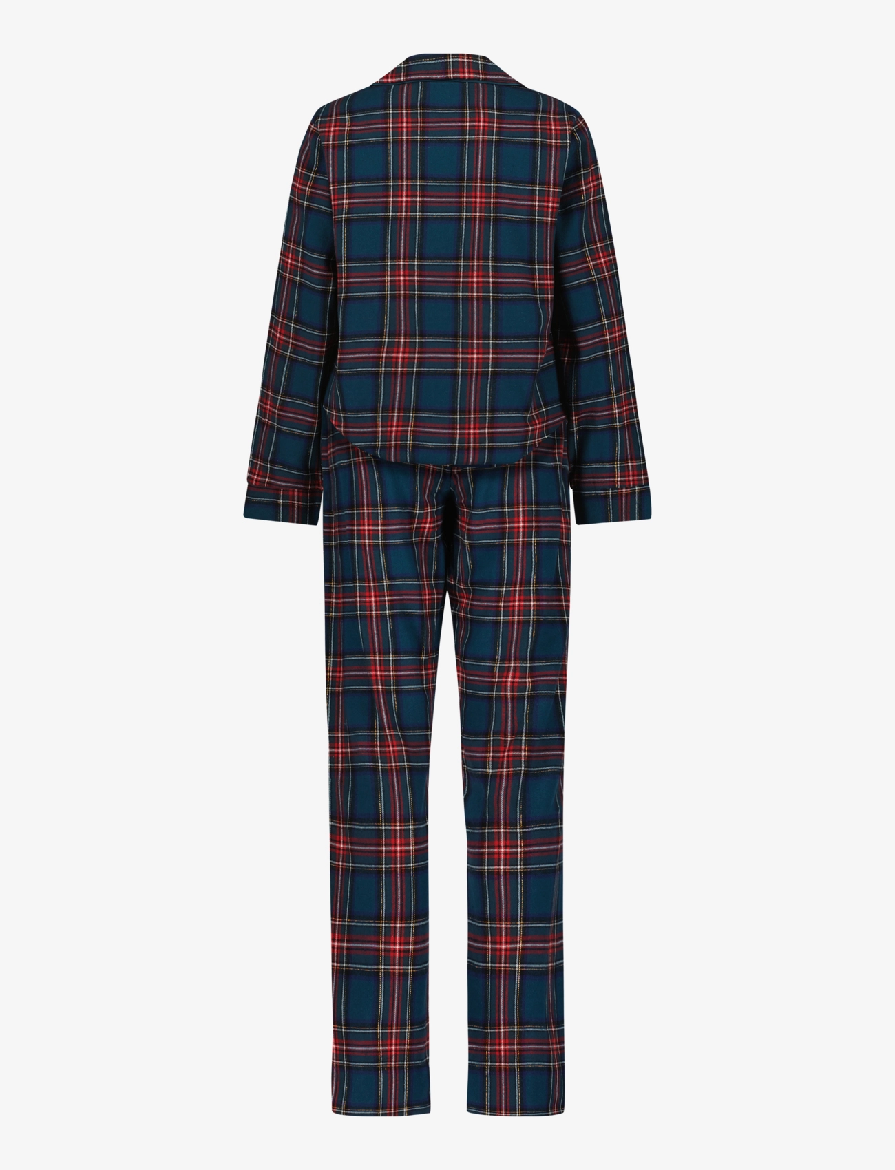 Hunkemöller - PJ Flannel Twill Check - pyjamas - reflecting pond - 2