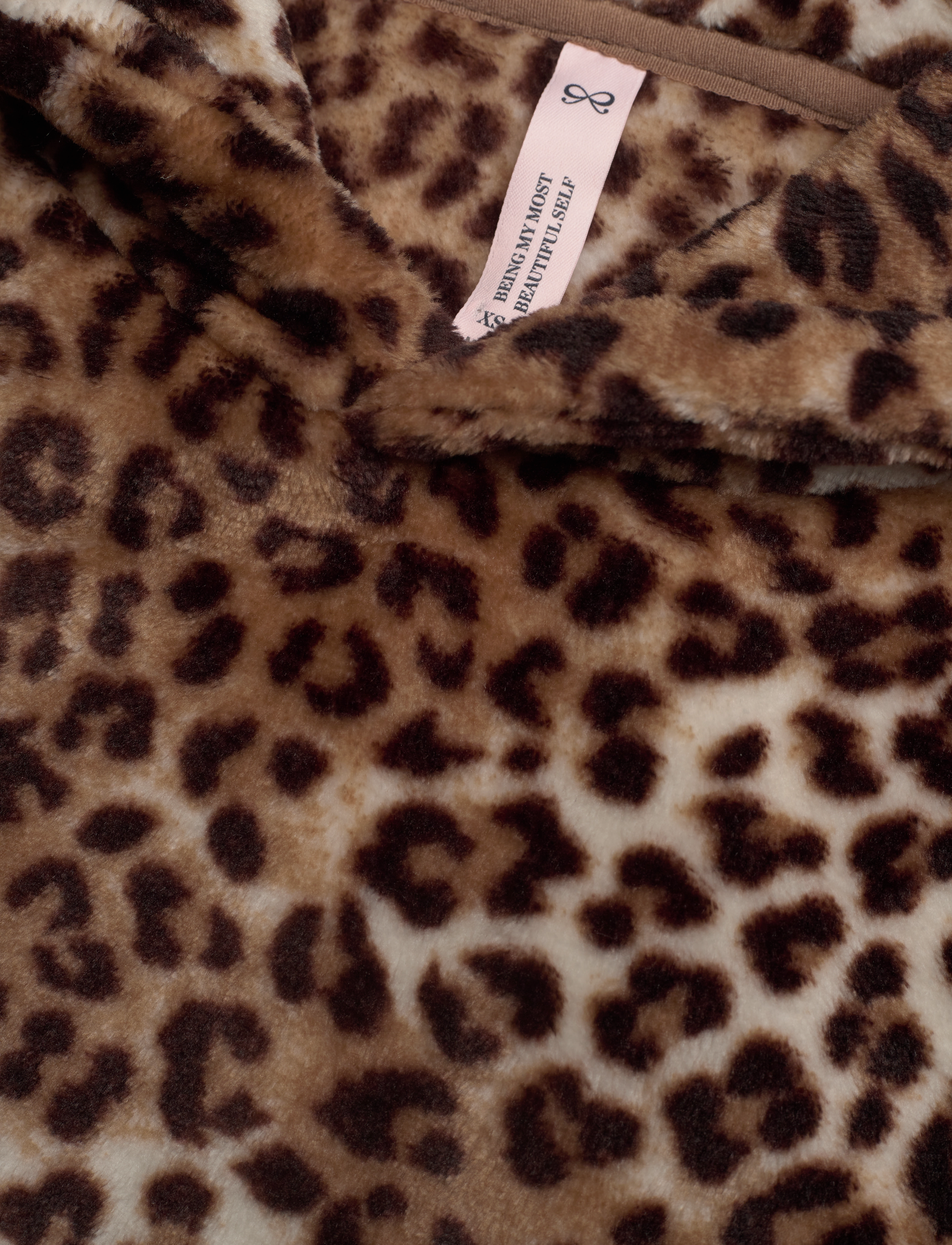 Hunkemöller - Poncho Flannel Fleece Leopard - oatmeal melee - 5