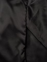 Hunkemöller - Robe Long Satin Fleece - kimonoer - black - 6