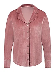 Hunkemöller - Jacket LS Shiny Velours Piping - lowest prices - rose brown - 6