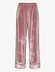 Hunkemöller - Pant Shiny Velours Piping - lowest prices - rose brown - 0