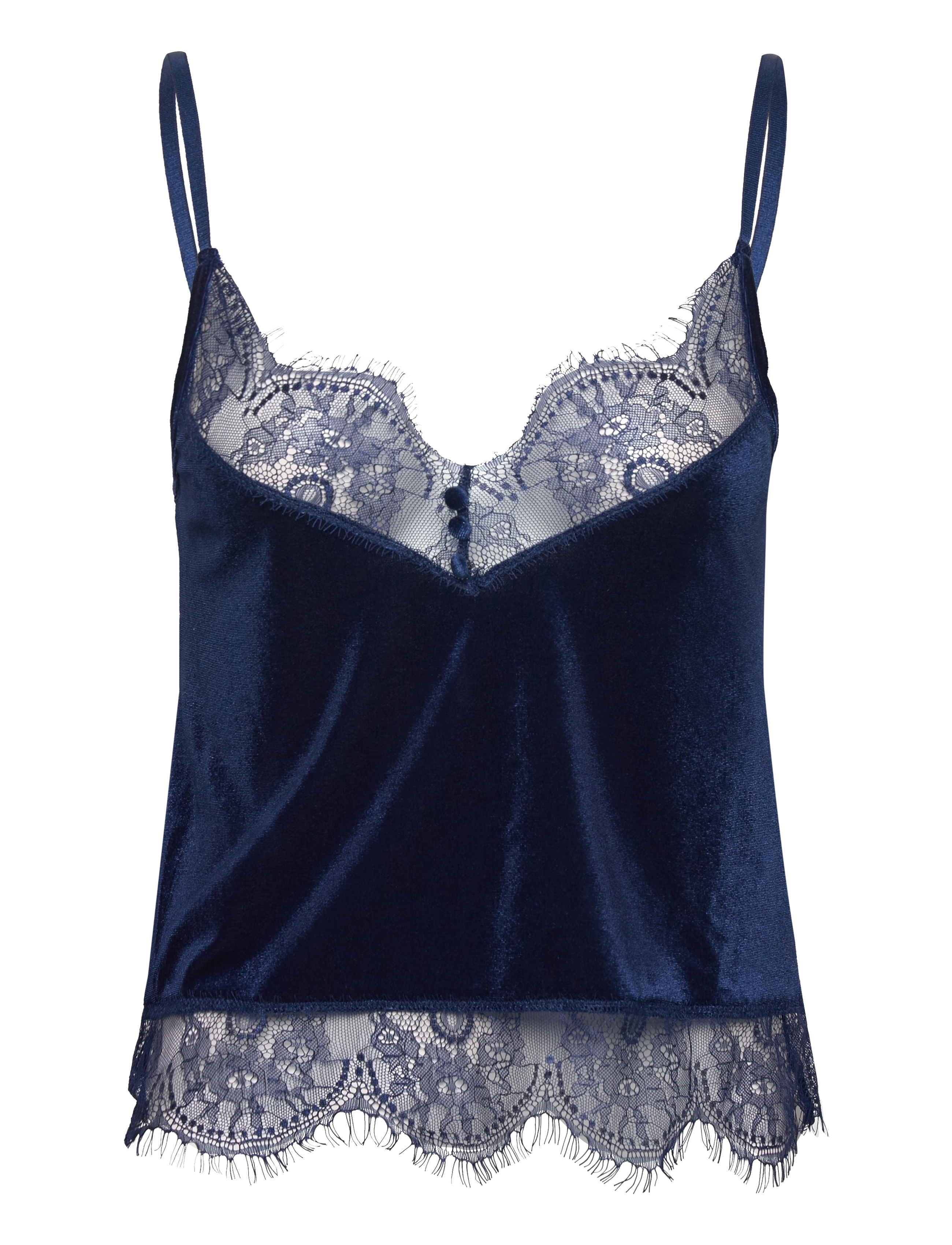 Cami Shiny Velours Lace