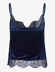 Hunkemöller - Cami Shiny Velours Lace - laagste prijzen - navy blue - 1