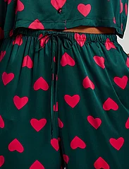 Hunkemöller - Pant Satin Hearts - alhaisimmat hinnat - ponderosa pine - 5