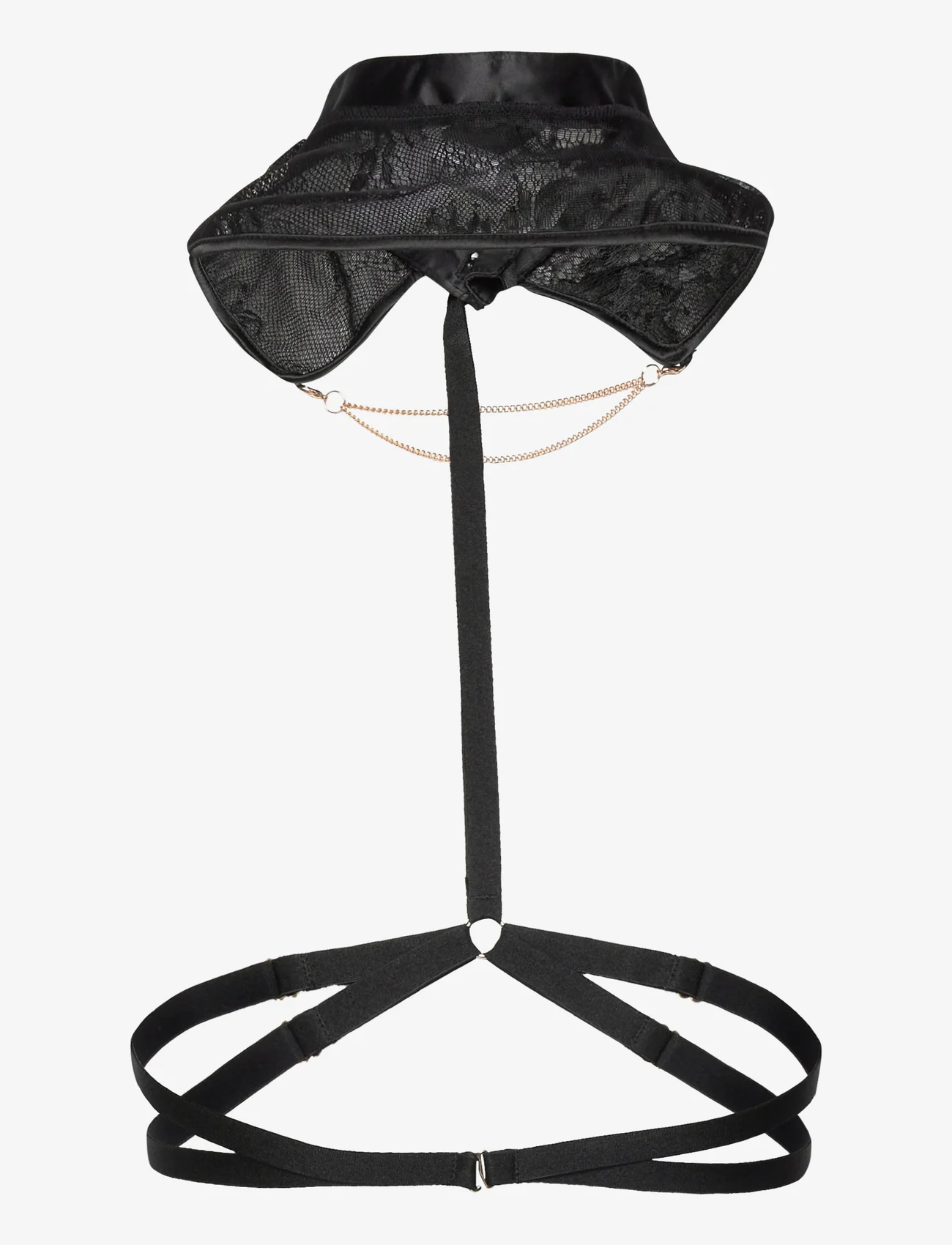 Hunkemöller - Lace Collar Harness - laveste priser - black - 1