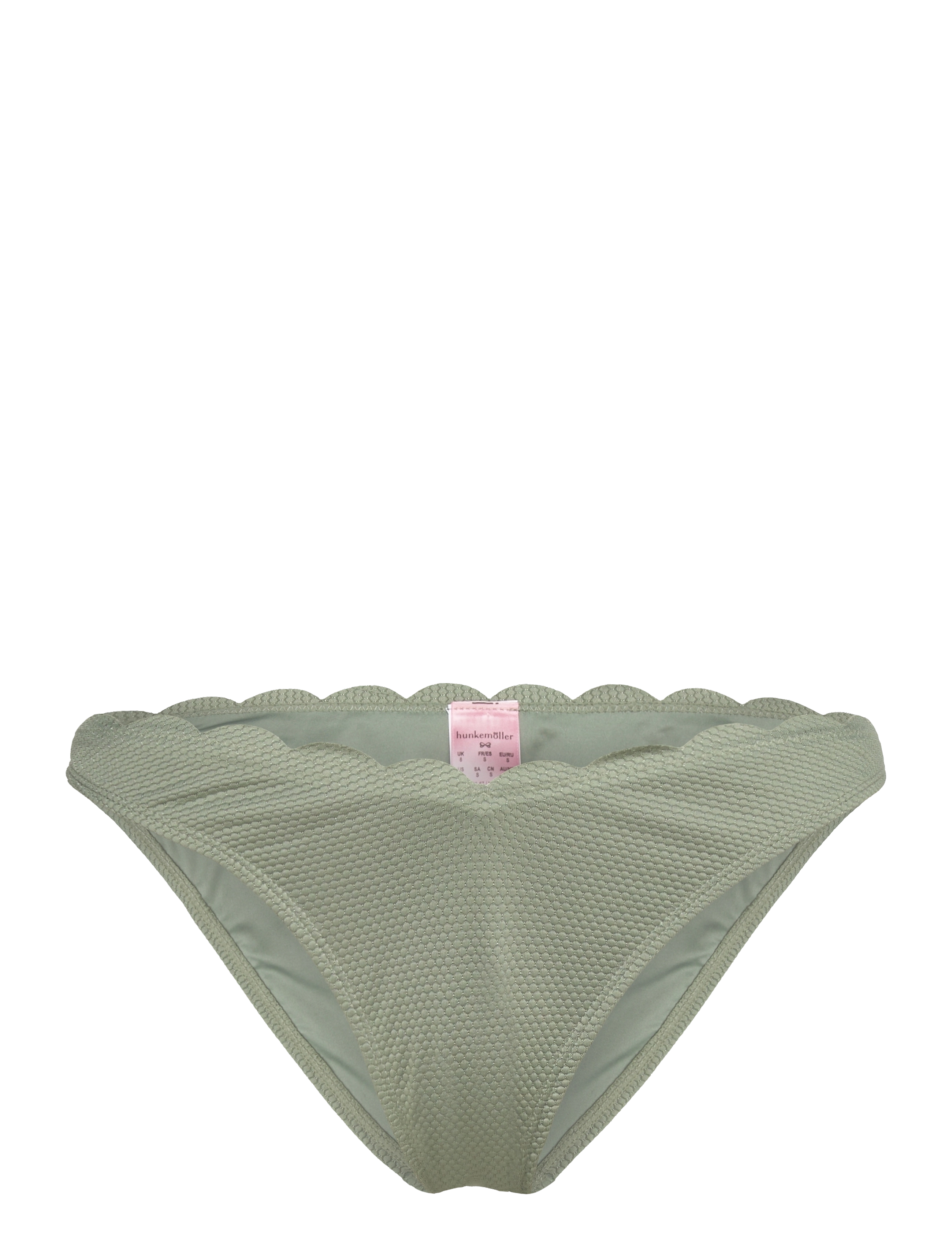 Hunkemöller Scallop high leg r - Hunkemöller - HEDGE GREEN / green