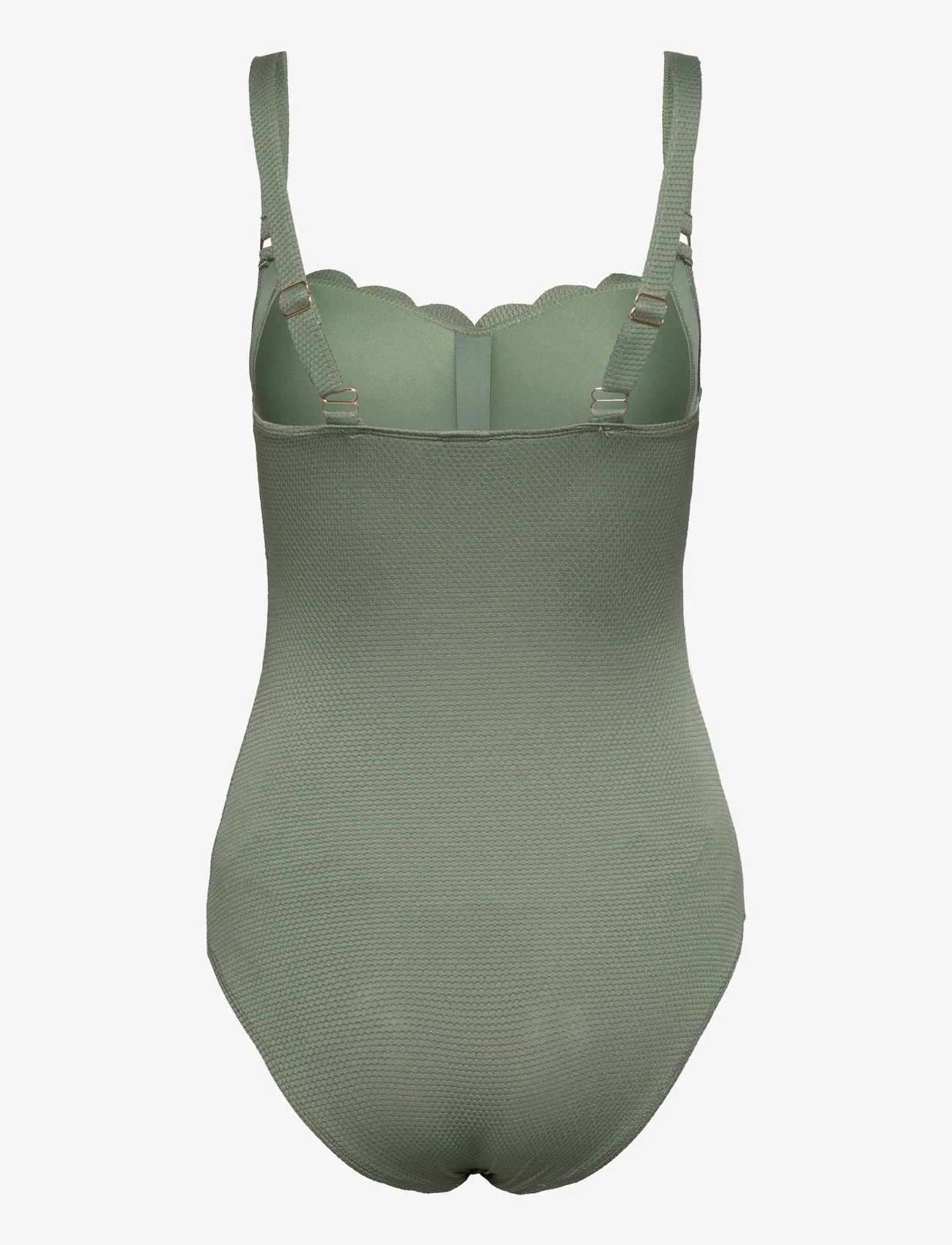 Hunkemöller - Scallop shaping bs o - swimsuits - hedge green - 1
