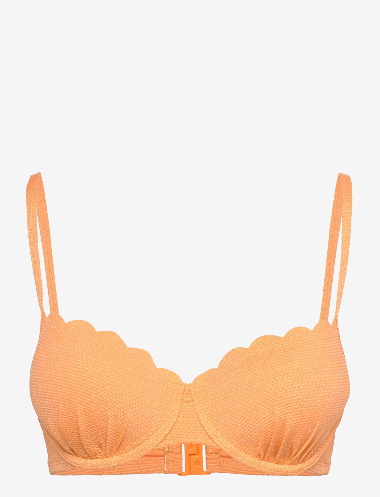 Hunkemöller - Scallop lurex pd - bikini-oberteile mit bügel - orange - 3