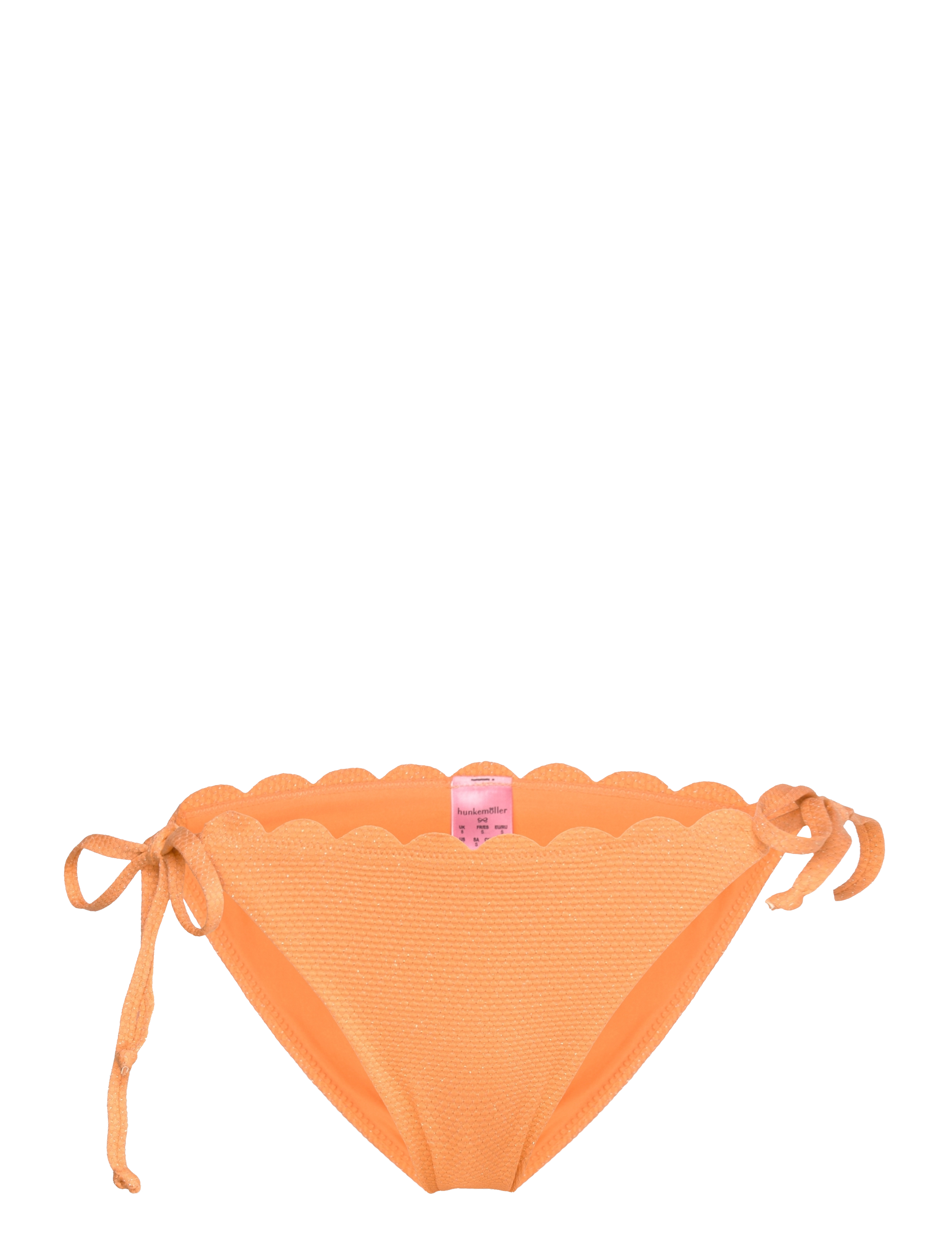 HUNKEMÖLLER Scallop Lurex Cheeky T Orange - XS - Damen