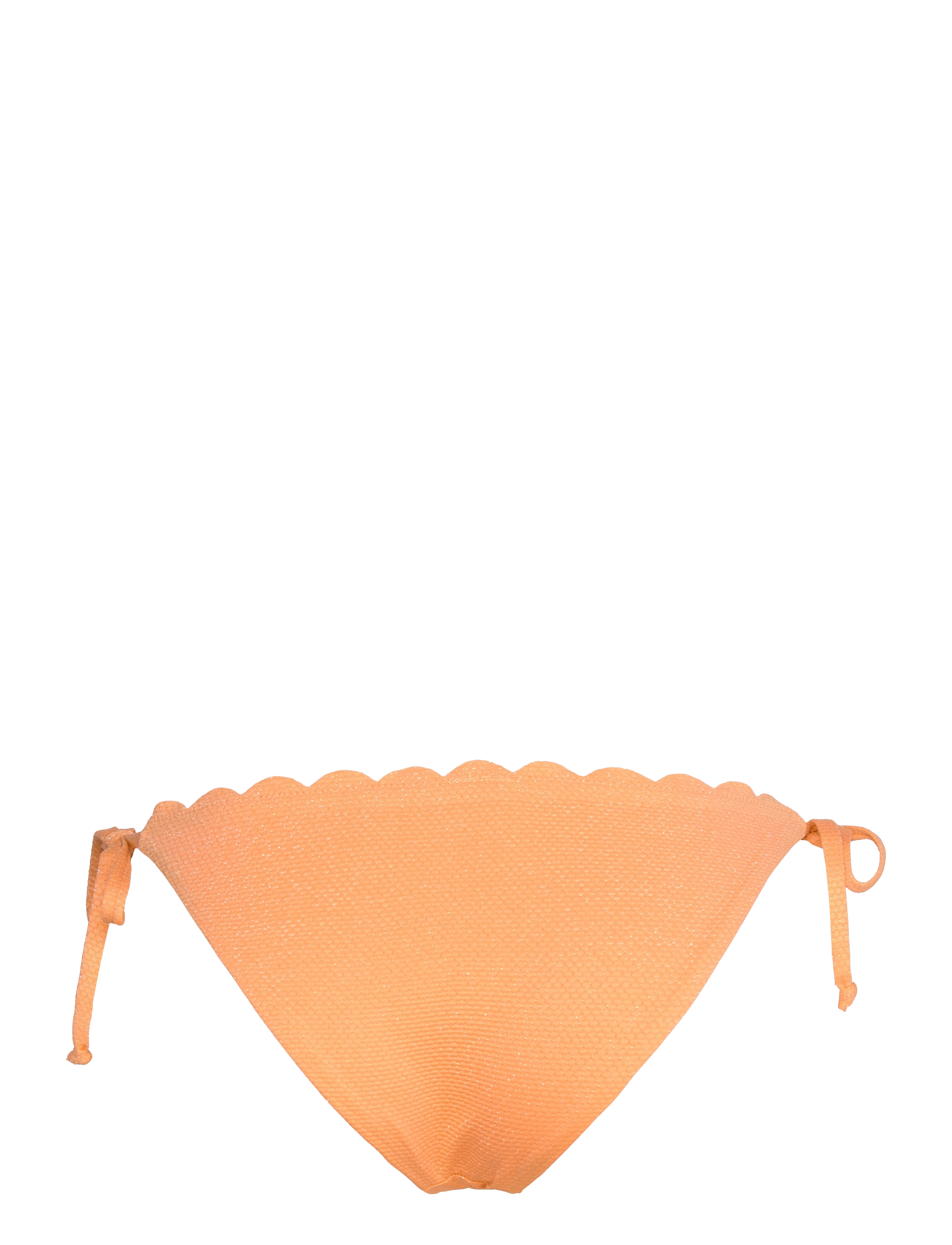 Hunkemöller - Scallop lurex cheeky t - side tie bikinier - orange - 2