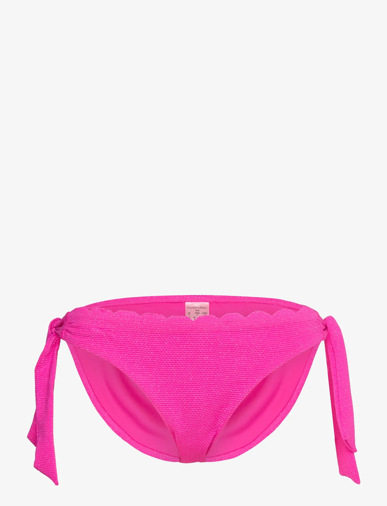 Hunkemöller - Scallop lurex rio t - bikini ar sānu aukliņām - hot pink - 0