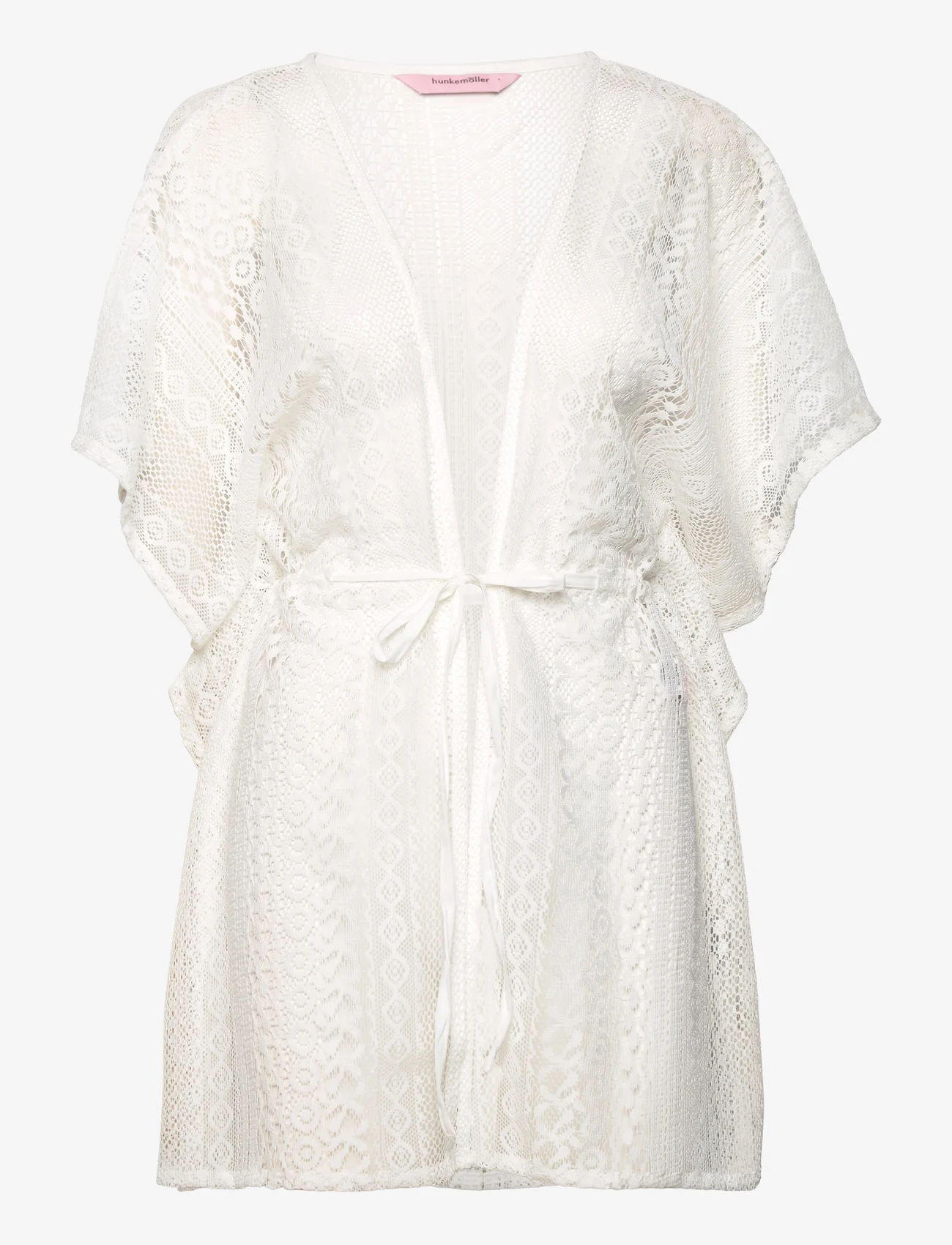 Hunkemöller - Lace open kaftan - lowest prices - off white - 0