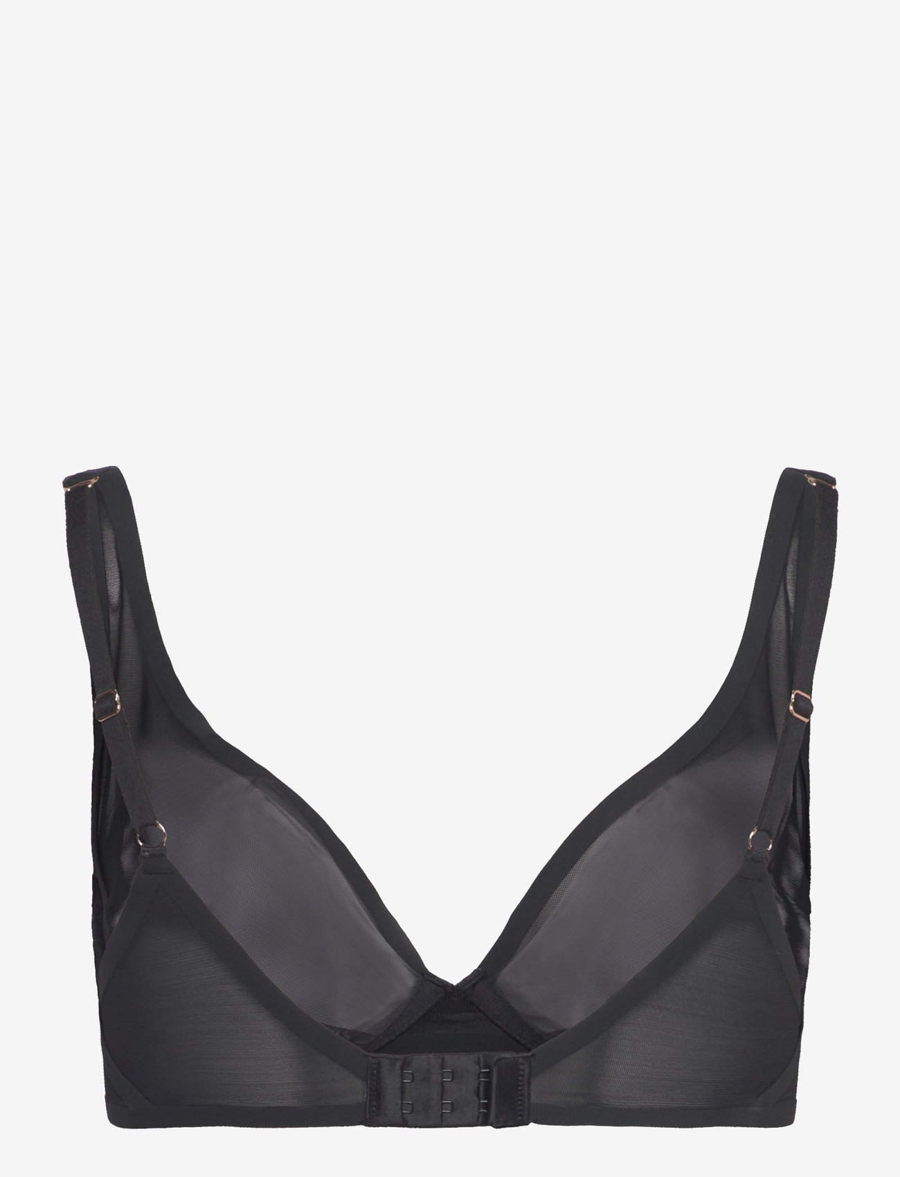Hunkemöller - Mesh Essentials Up - traadiga rinnahoidjad - caviar - 2