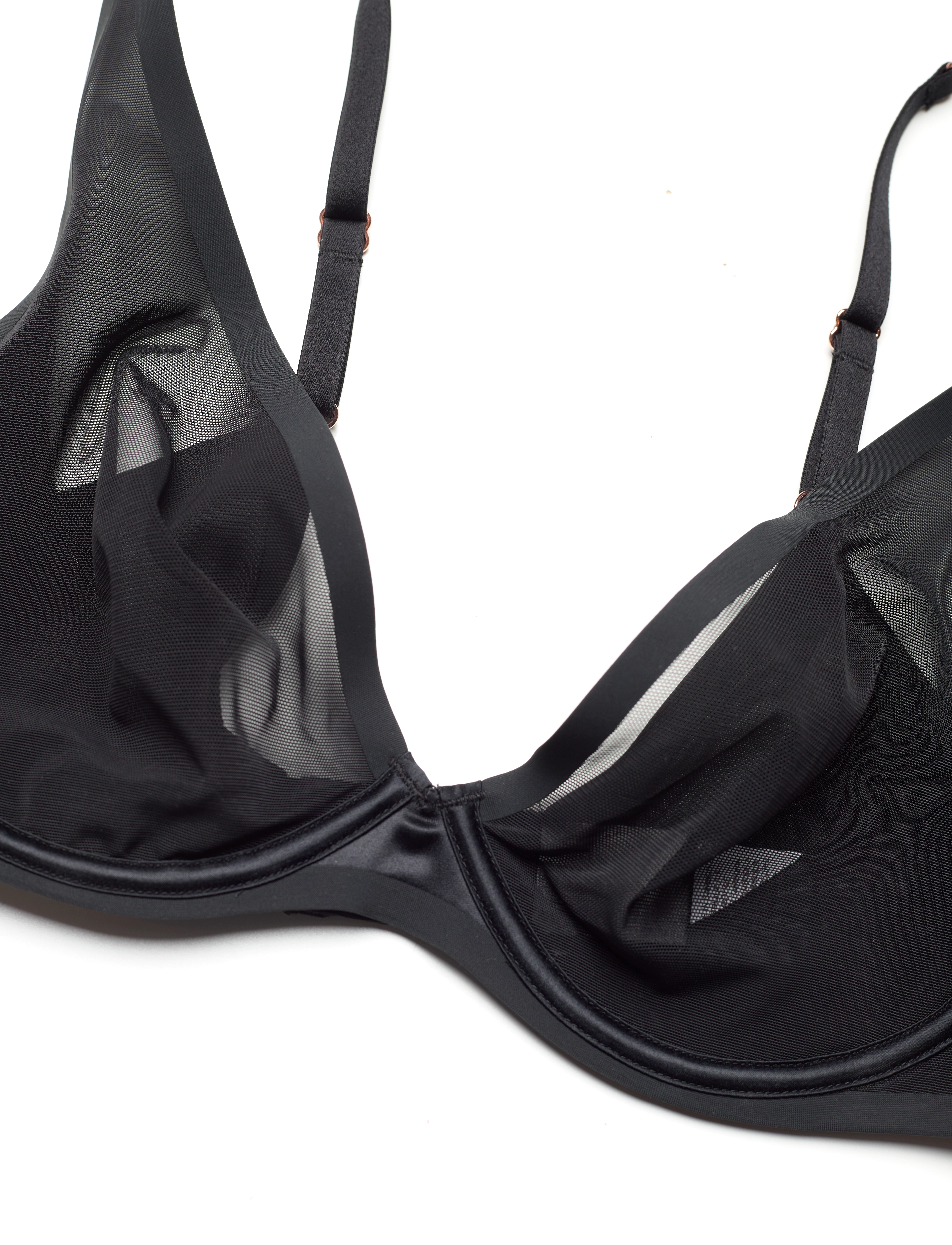 Hunkemöller - Mesh Essentials Up - caviar - 5