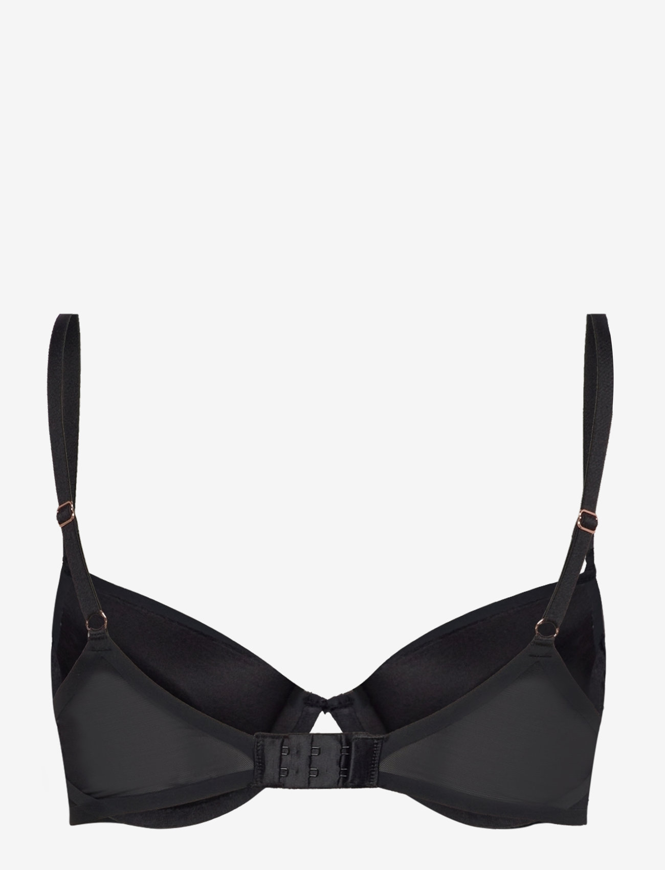 Hunkemöller - Mesh Essentials Pd Push - push up bhs - caviar - 1