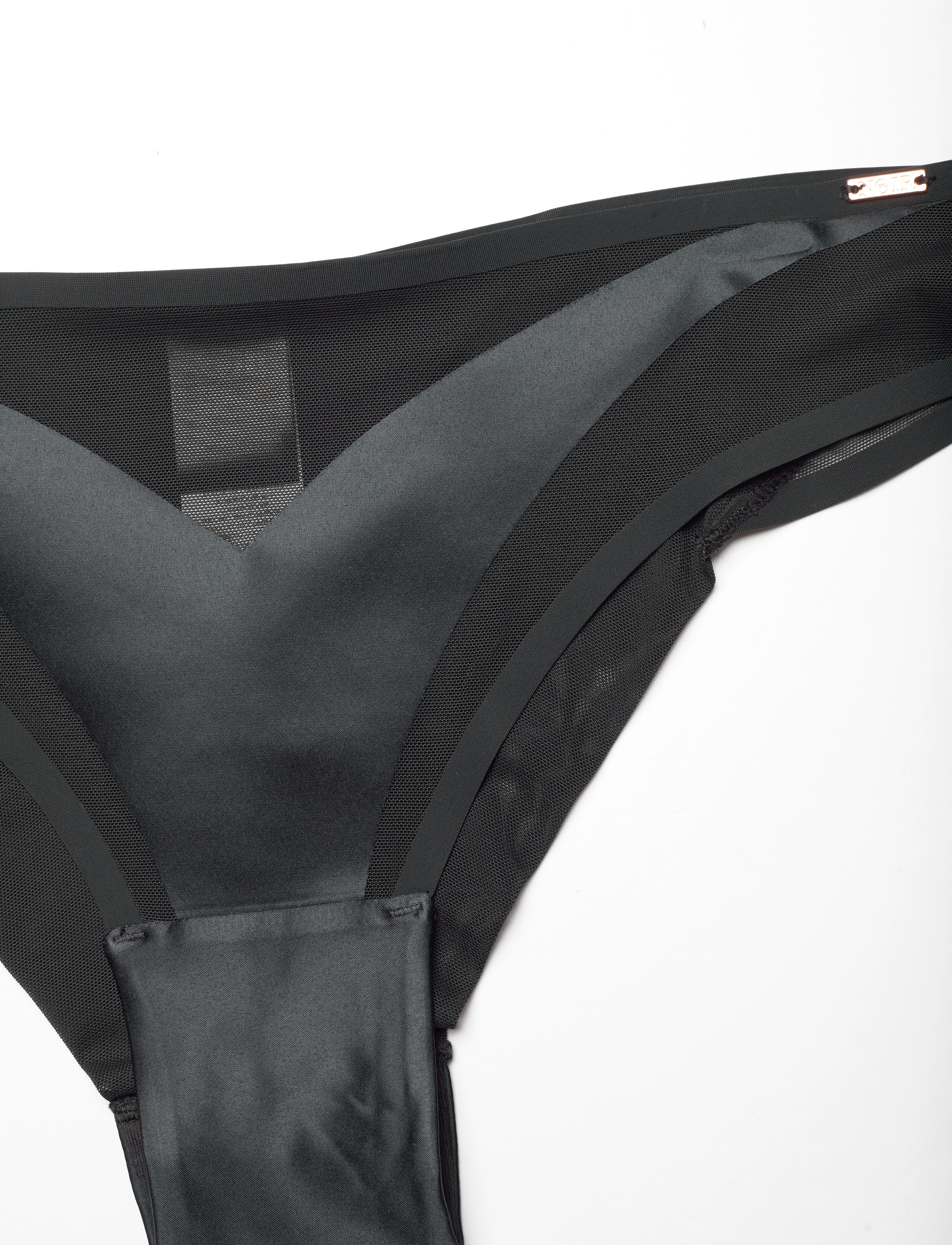 Hunkemöller - Mesh Essentials Hl Brazilian - caviar - 5