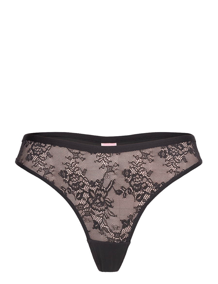 Hunkemöller - EA LACE STRING R - stringtrosor - caviar - 1