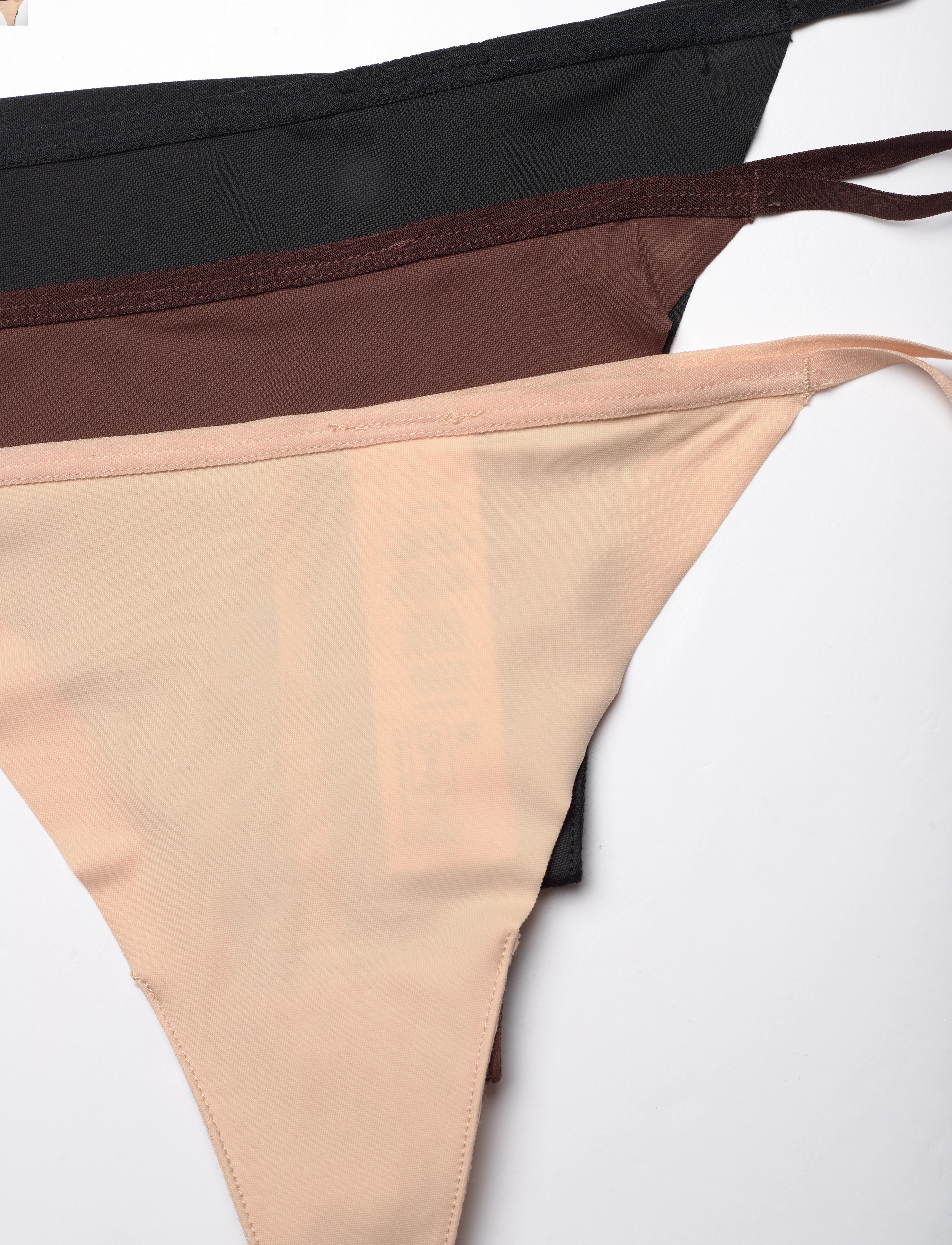 Hunkemöller - 3-Pack String R - chicory coffee - 1