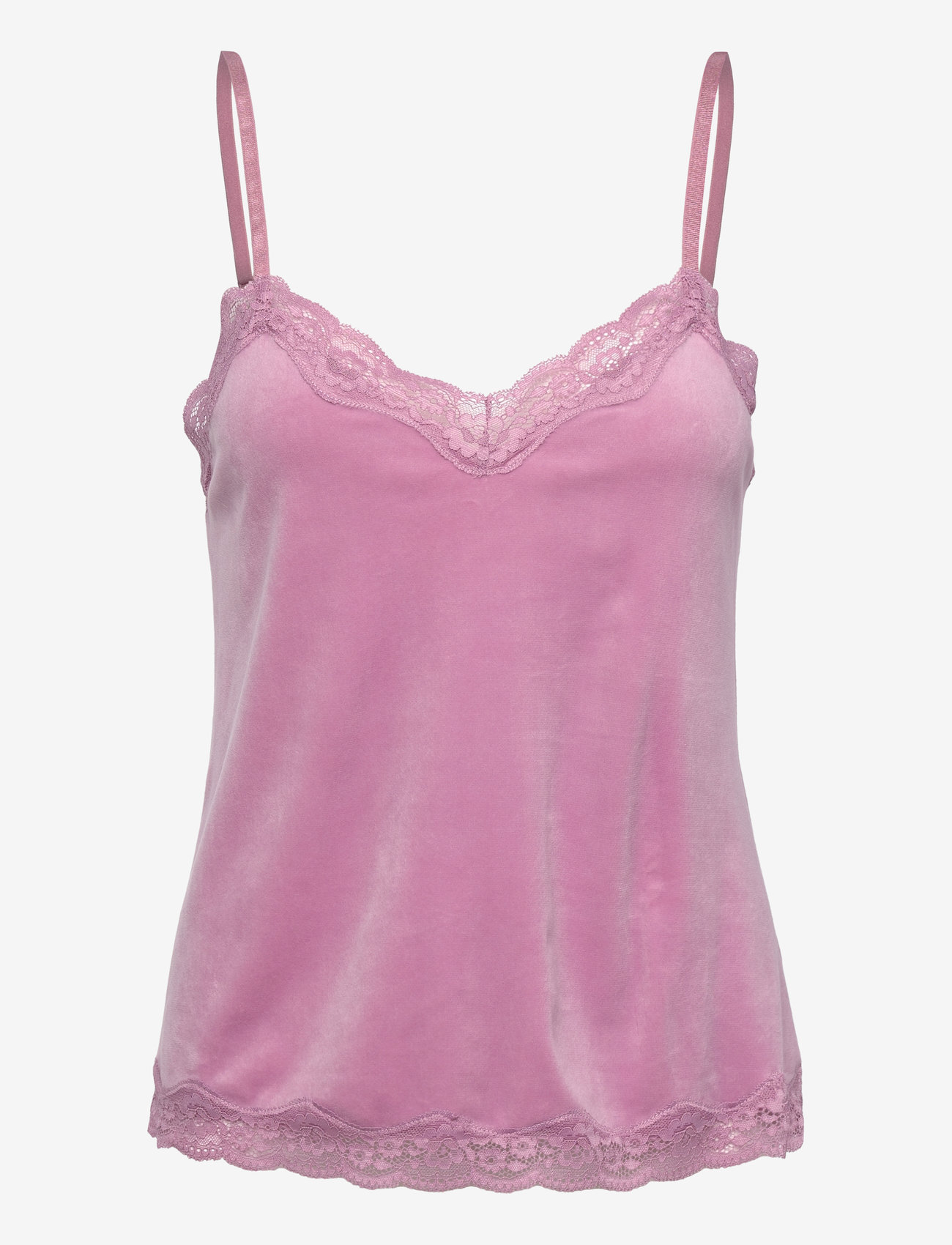 Velours scallop cami