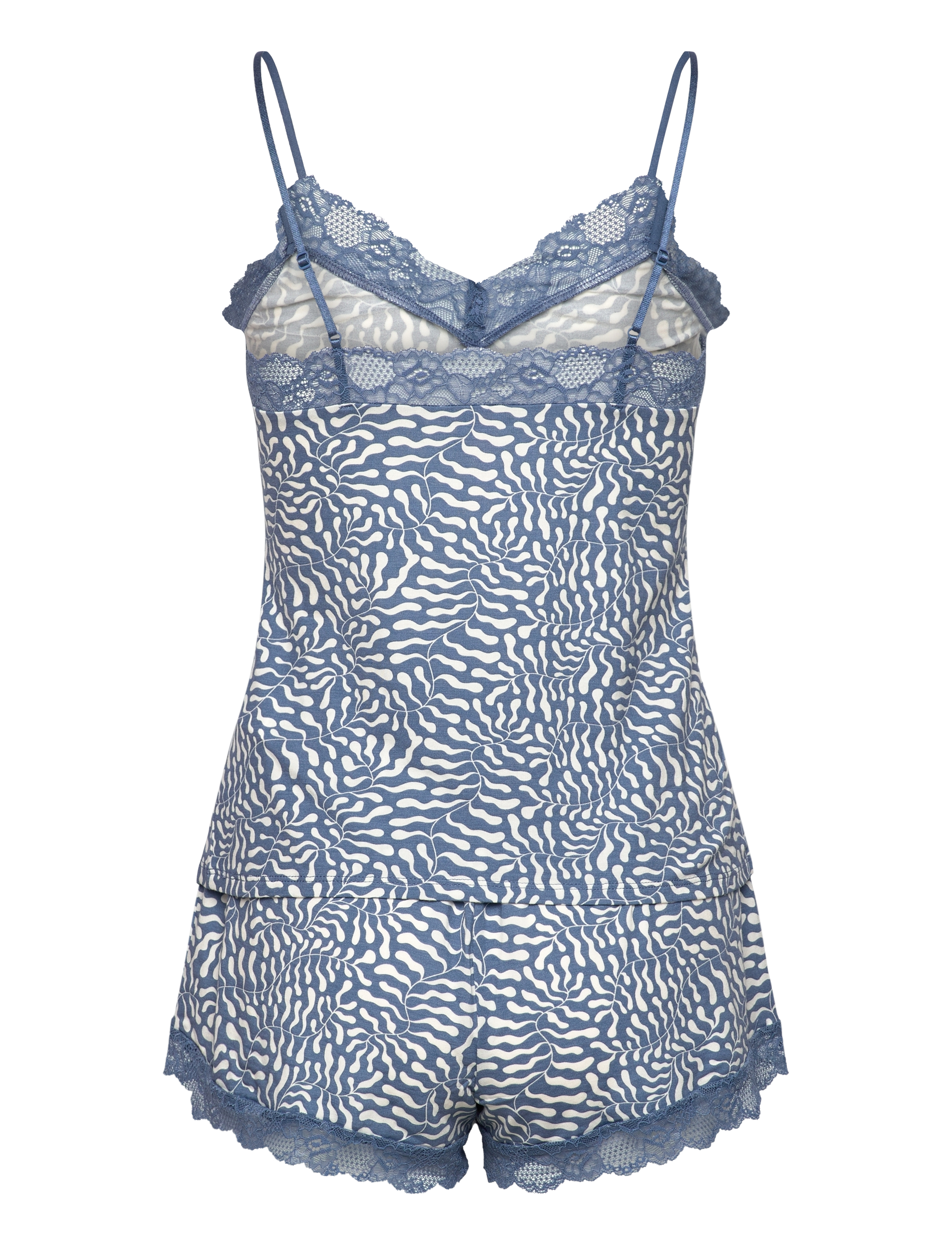 Hunkemöller - Pj Cami Short Viscose - pyjamat - coronet blue - 2