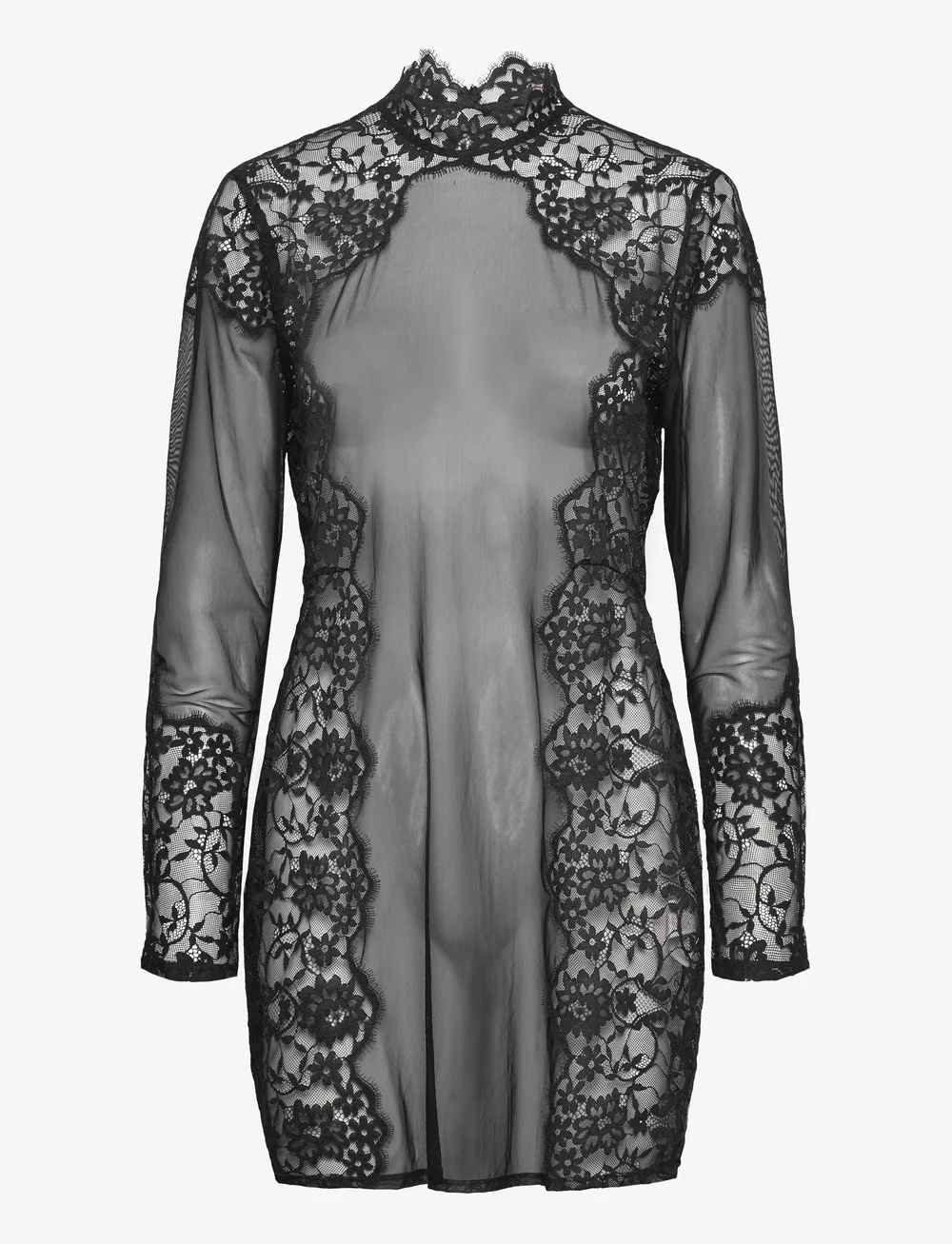 Hunkemöller - Sd Ls Lace Mya - natkjoler - black - 1