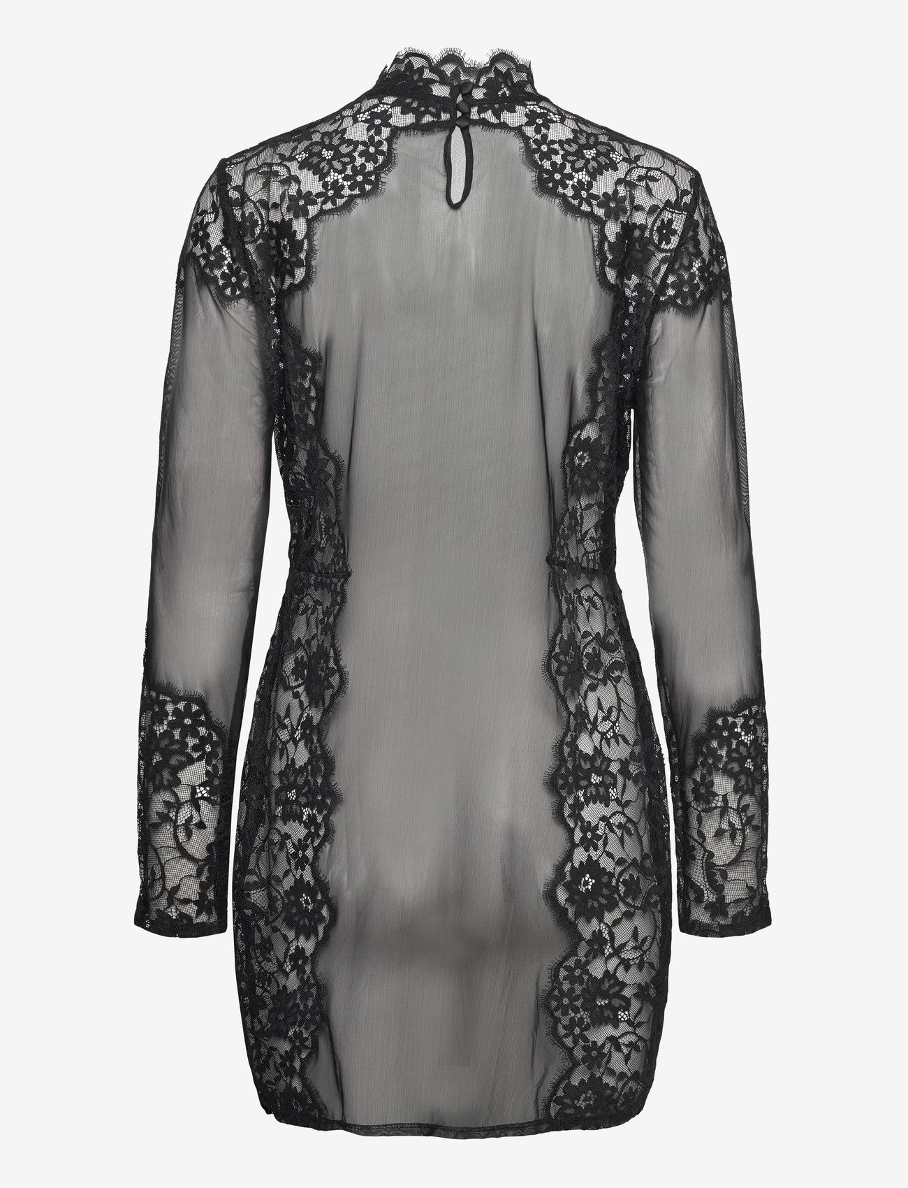 Hunkemöller - Sd Ls Lace Mya - natkjoler - black - 2