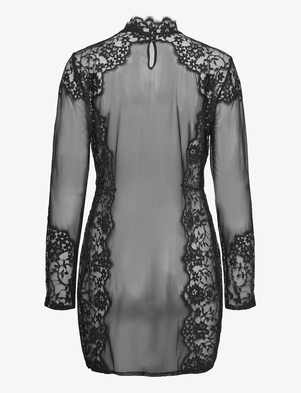 Hunkemöller - Sd Ls Lace Mya - natkjoler - black - 2