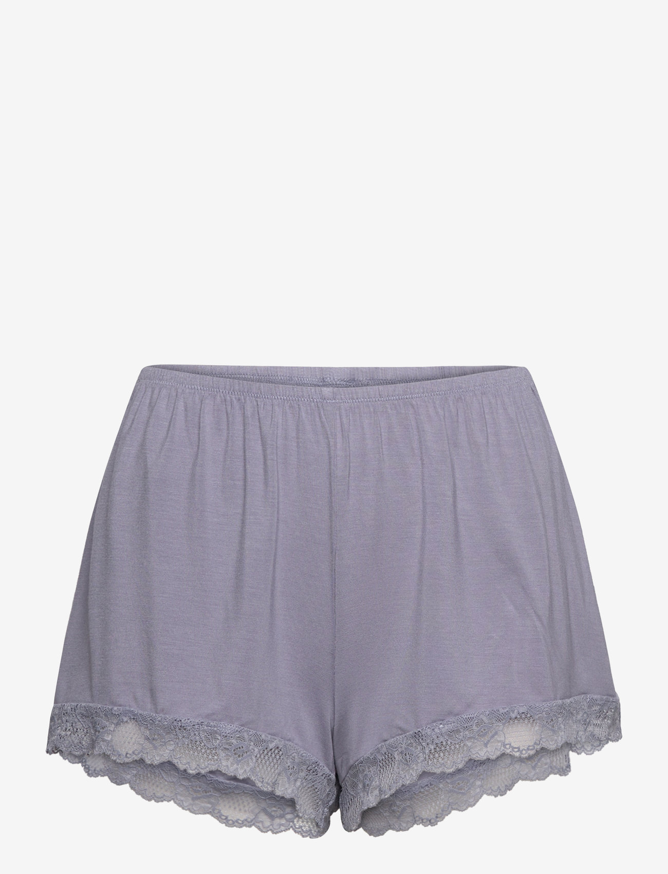 Hunkemöller - PJ CAMI SHORT VISCOSE LACE - silver bullet - 3