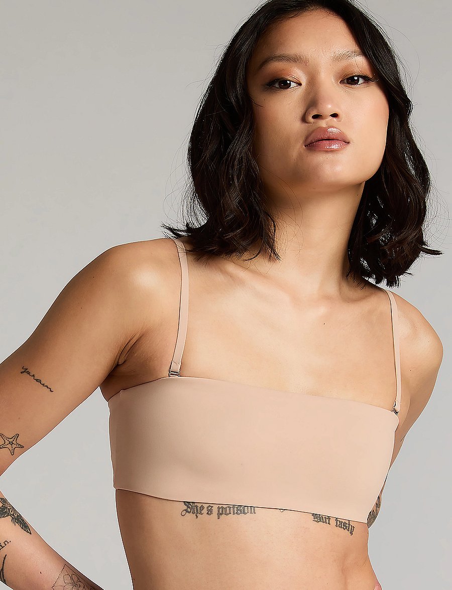 Hunkemöller - Smooth Bandeau Bralette - mjúkir brjóstahaldarar - rugby tan - 0