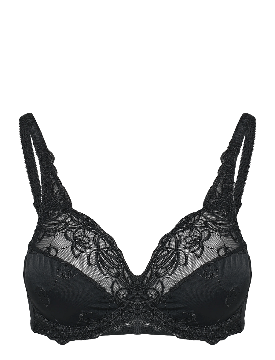 Hunkemöller - Diva Uf - tugikaartega rinnahoidjad - black - 0