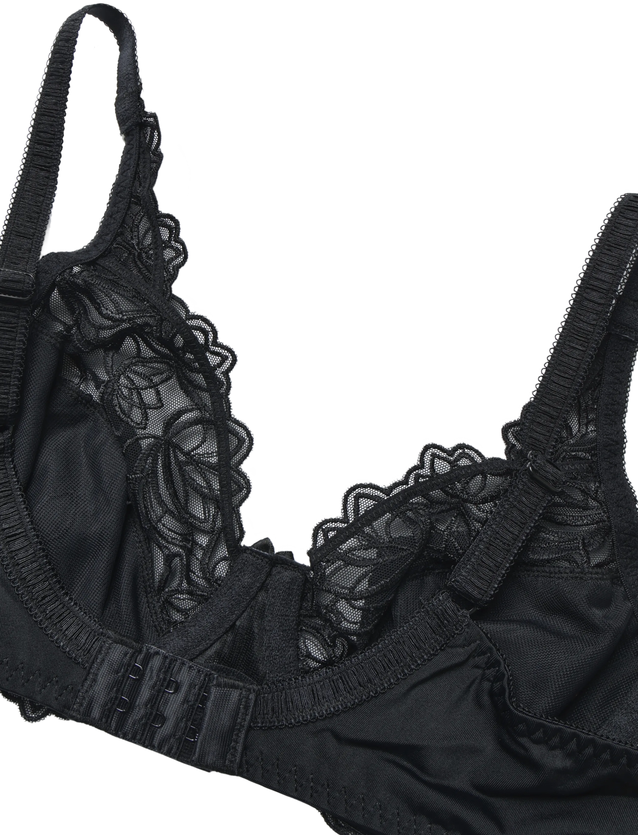 Hunkemöller - Diva Uf - tugikaartega rinnahoidjad - black - 3