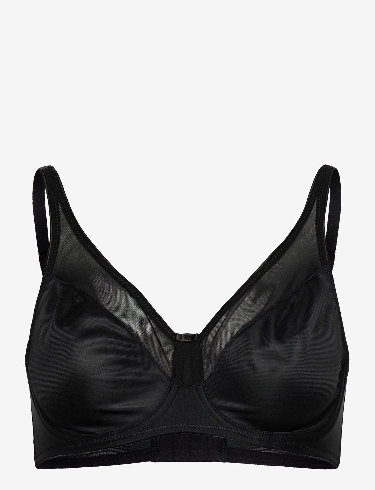 Hunkemöller - Nina Non-Padded Underwired Minimizer Bra - bøjle-bh’er - black - 1