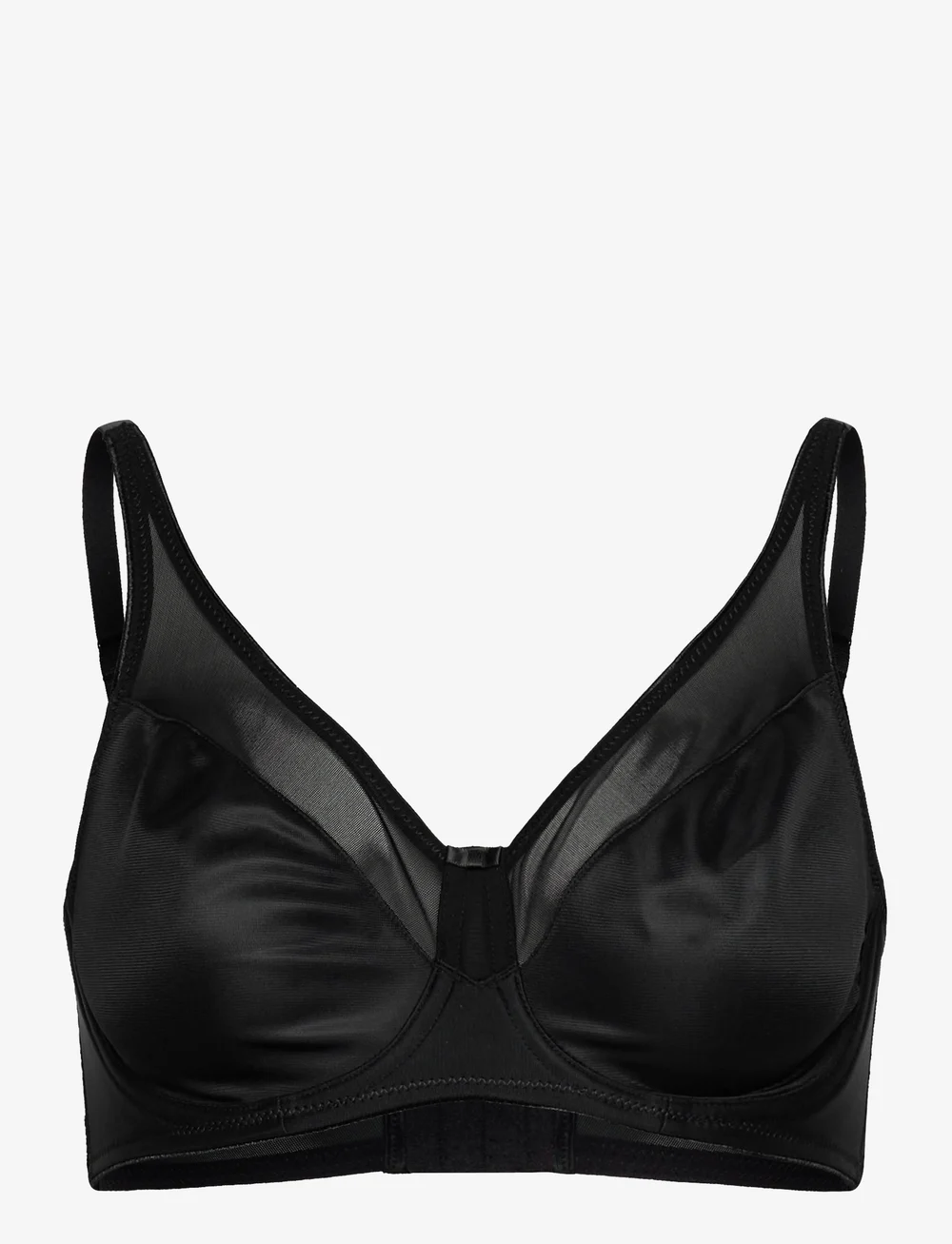 Hunkemöller - Nina Non-Padded Underwired Minimizer Bra - wired bras - black - 1
