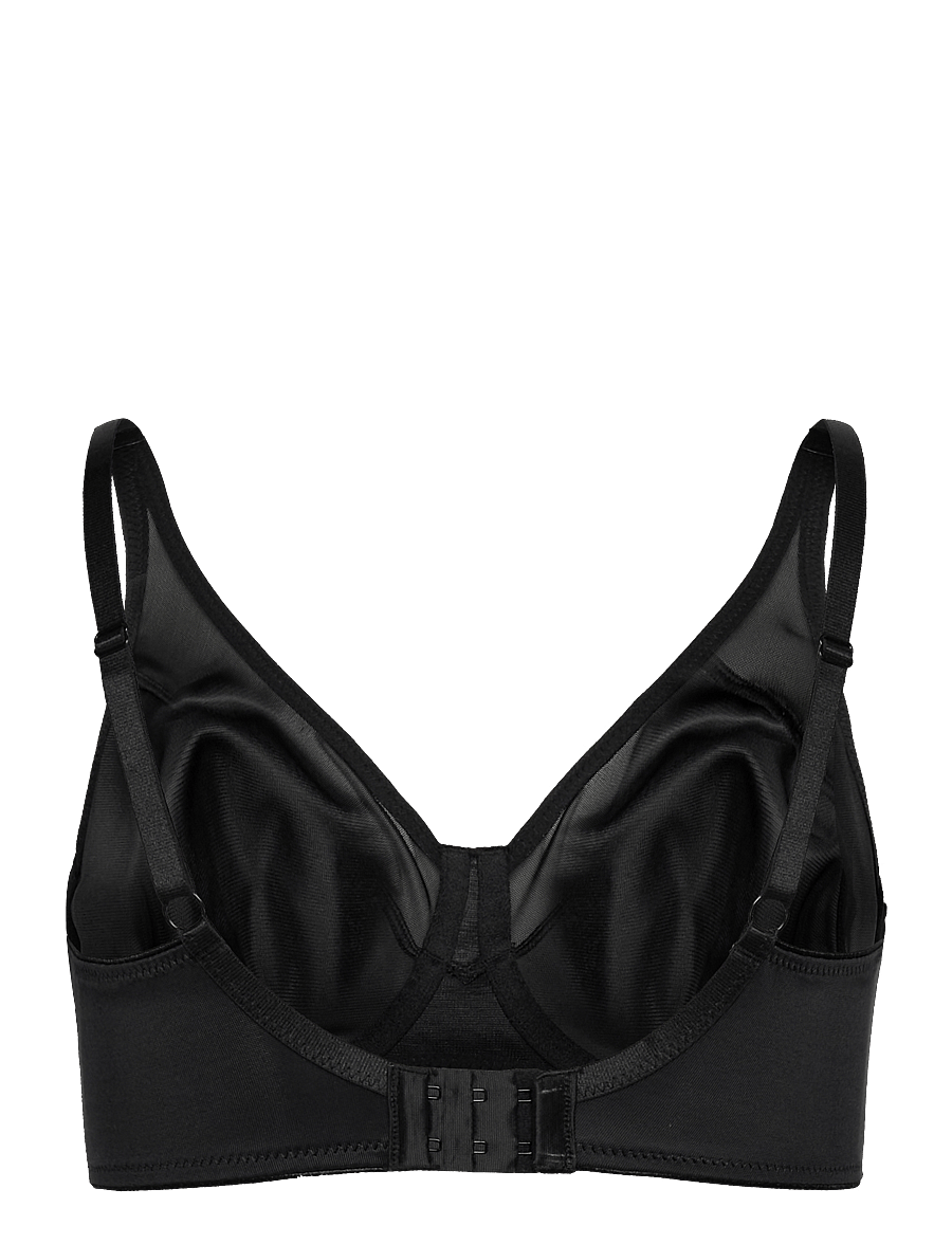Hunkemöller - Nina Non-Padded Underwired Minimizer Bra - speciella tillfällen - black - 2