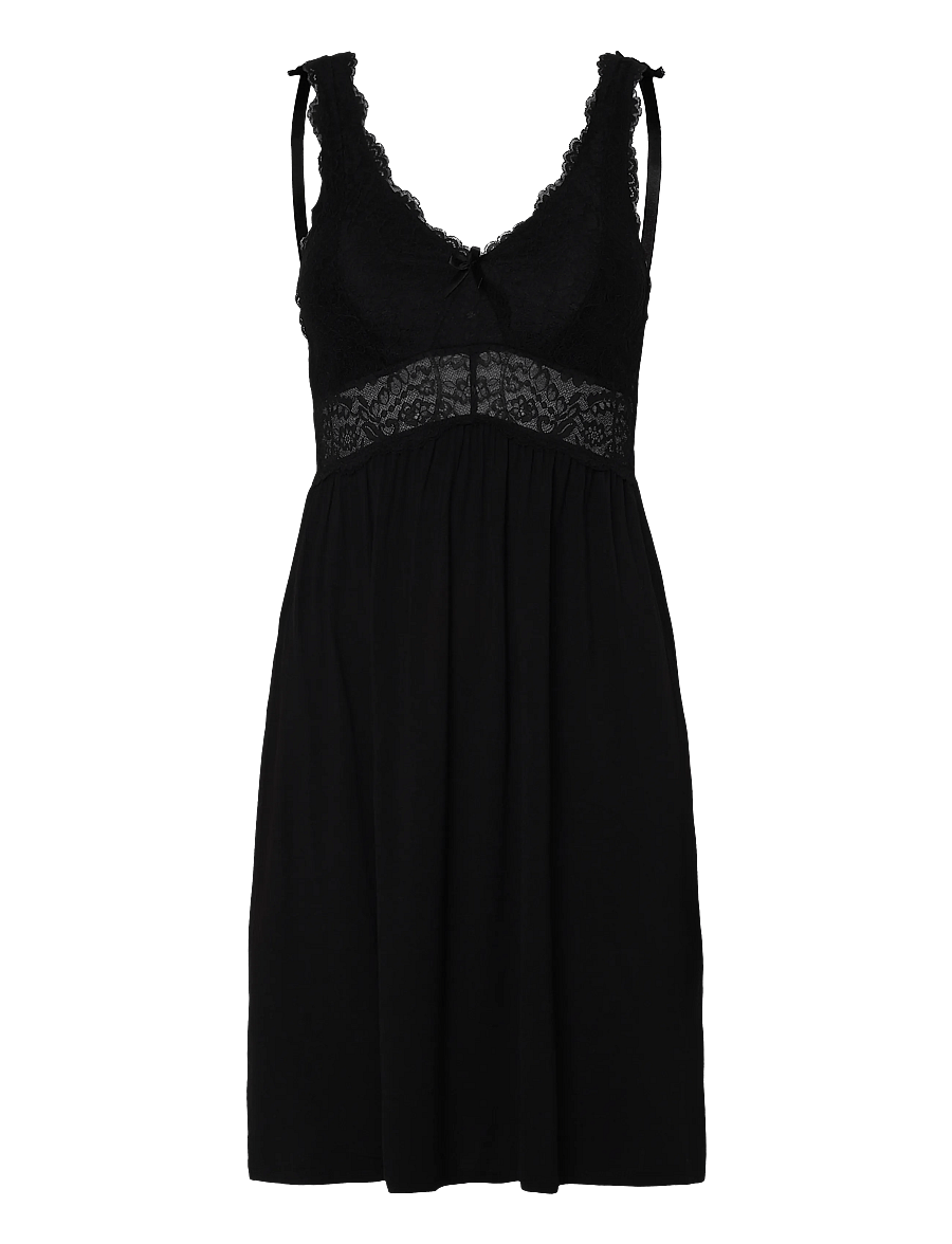 Hunkemöller - SD Nova Lace - nachthemden - black - 0