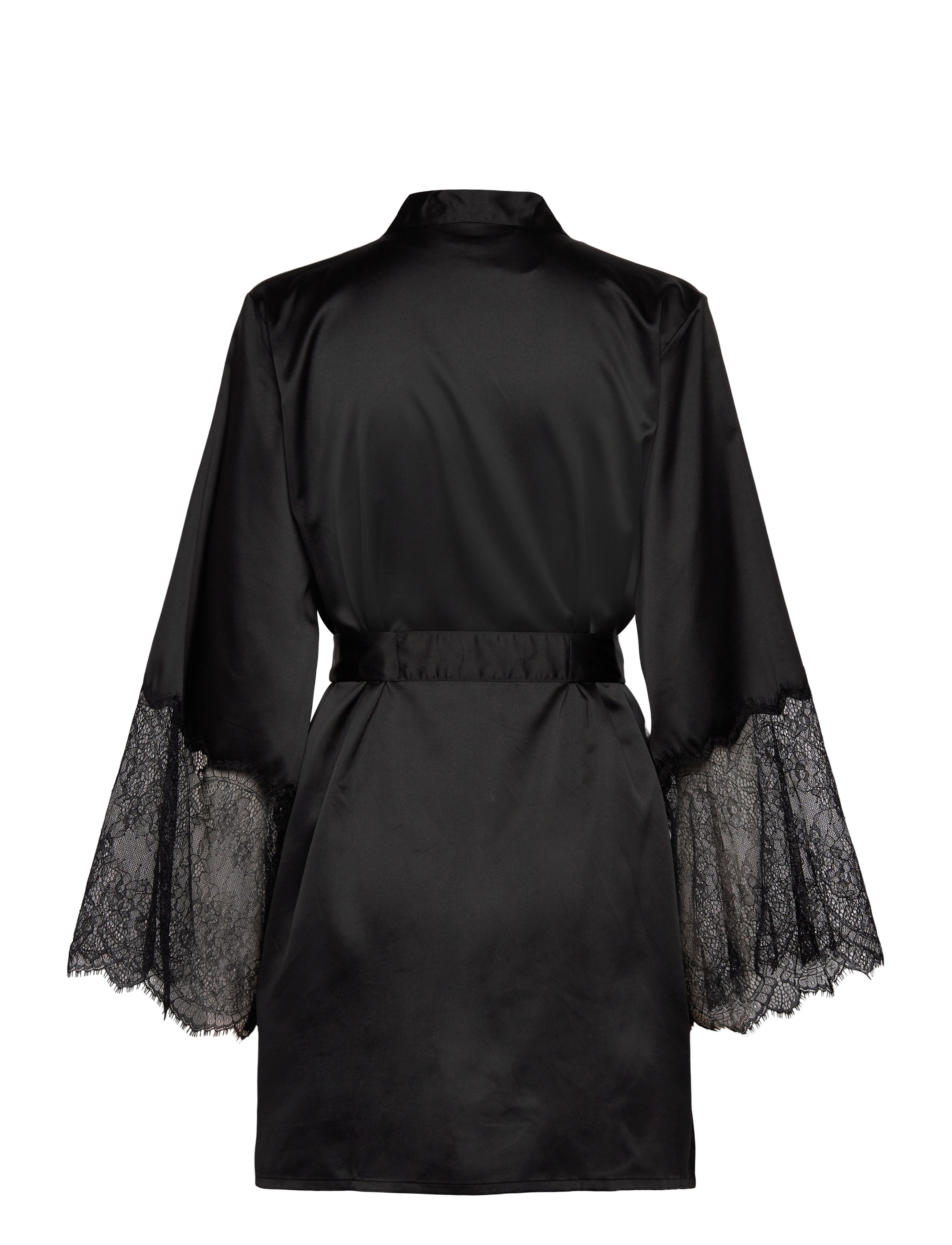 Hunkemöller - Satin Kimono - kimonos - caviar - 2