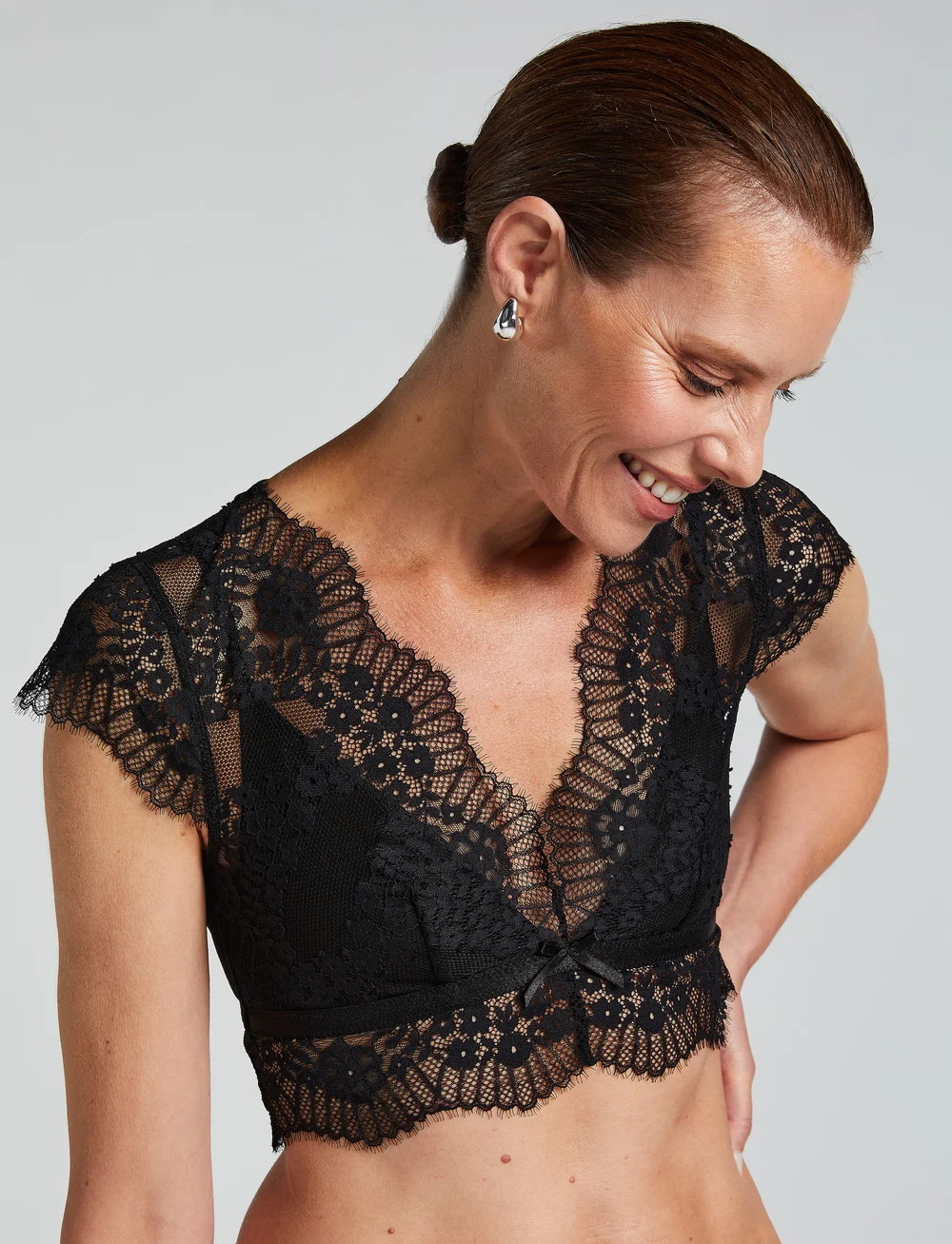 Hunkemöller - Daphne Bralette - braletė - caviar - 0