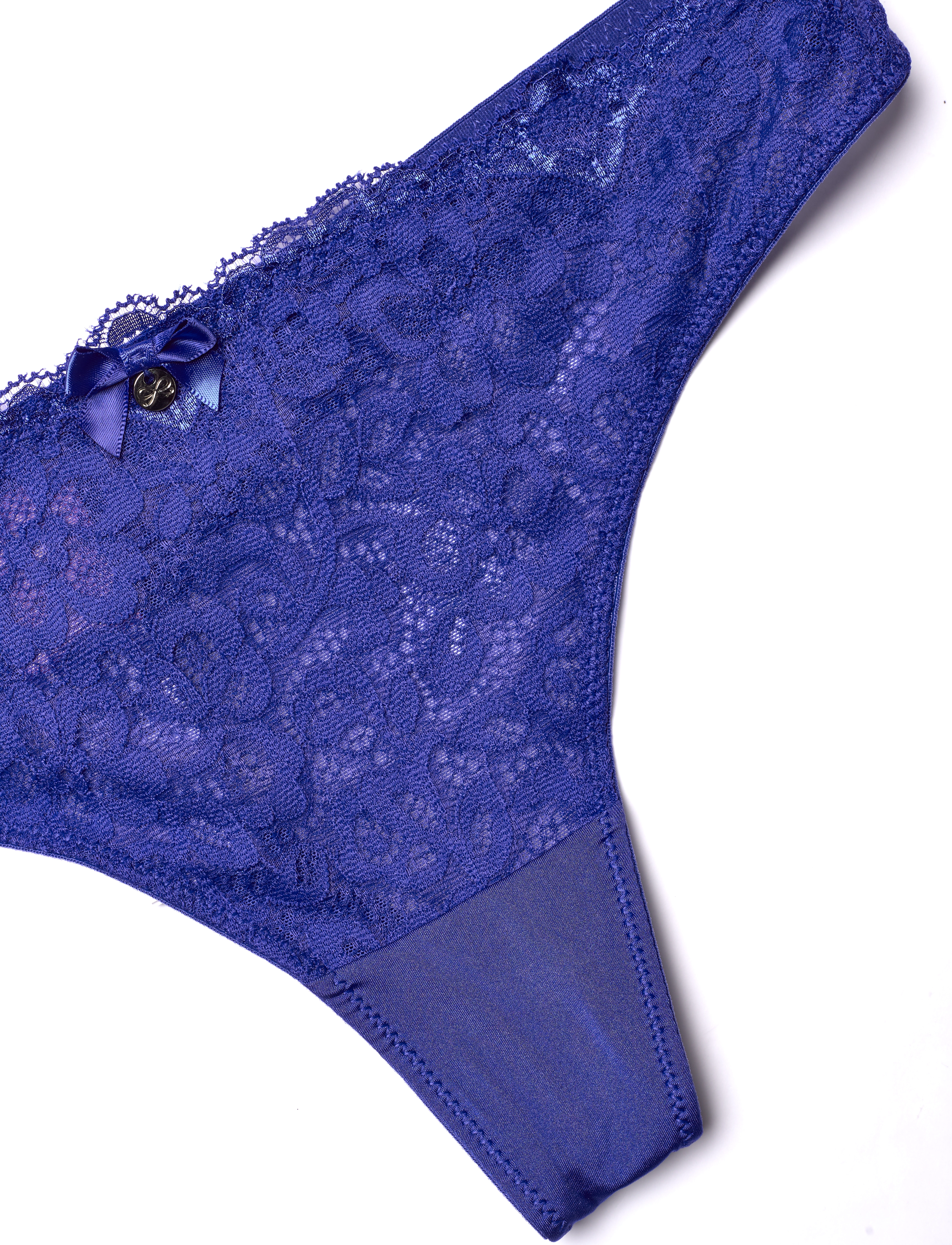 Hunkemöller - Marine Thong - clematis blue - 5