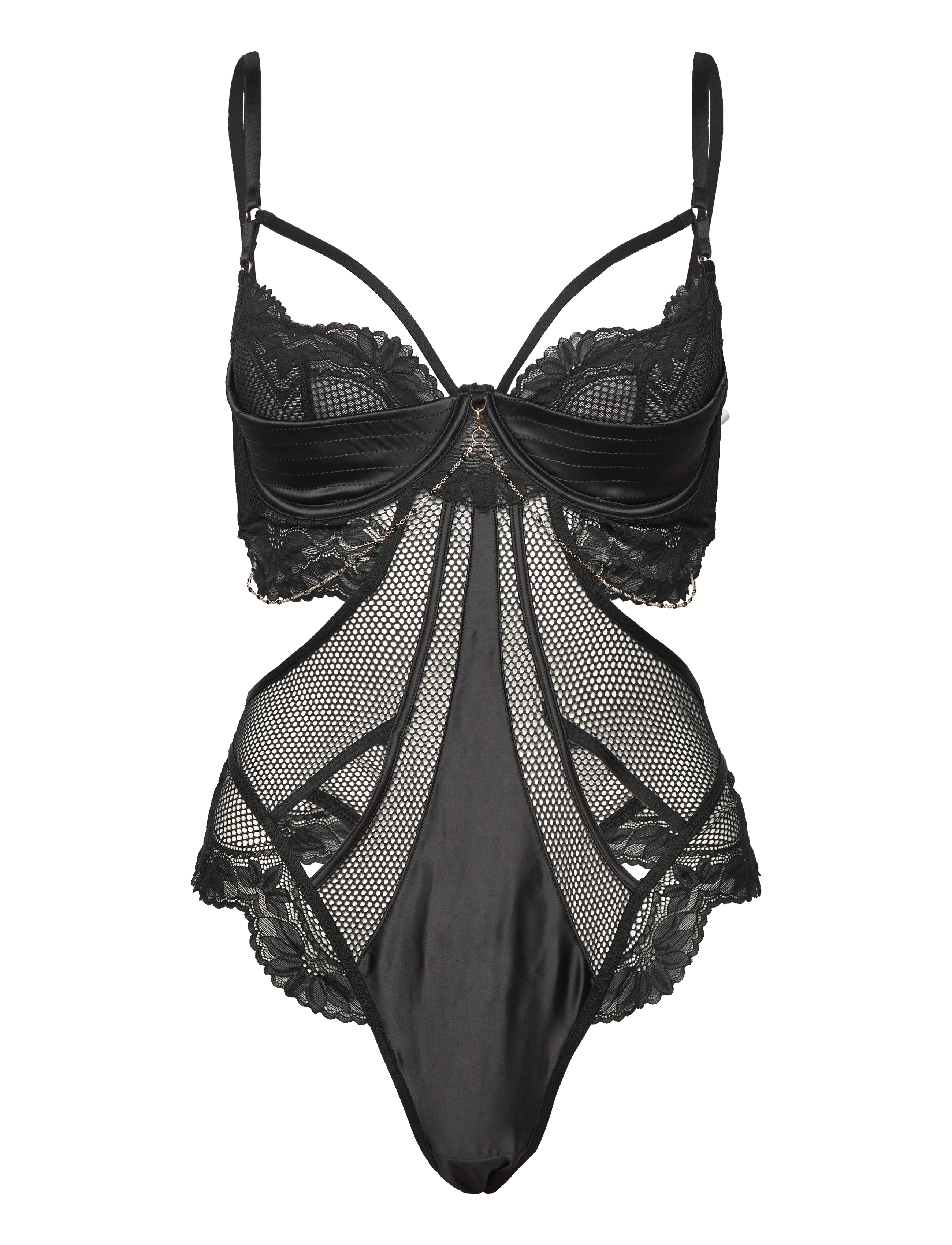 Hunkemöller BELLADONNA BODY - Hunkemöller - CAVIAR / black