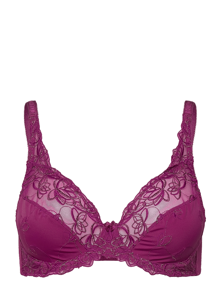 Hunkemöller - Diva Non-Padded Underwired Bra - laveste priser - magenta purple - 1