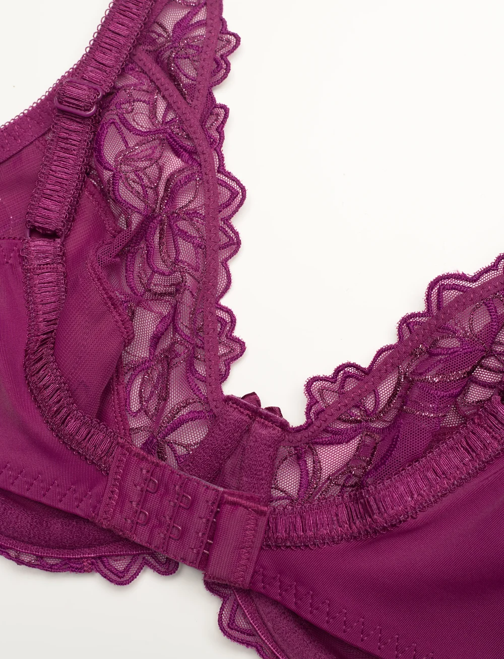 Hunkemöller - Diva Non-Padded Underwired Bra - traadiga rinnahoidjad - magenta purple - 4