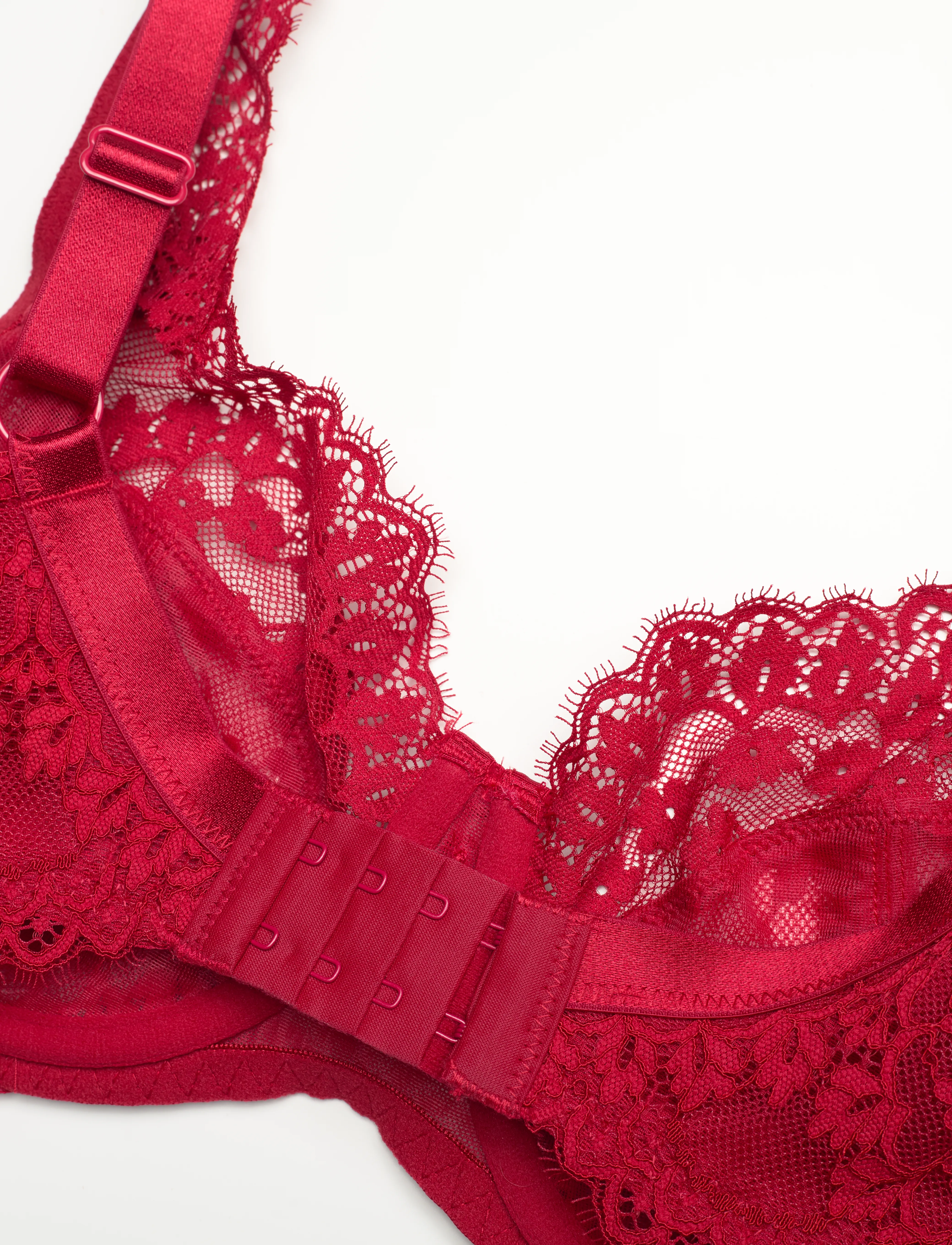 Hunkemöller - Daisy Non-Padded Underwired Bra - wired bras - chili pepper - 4