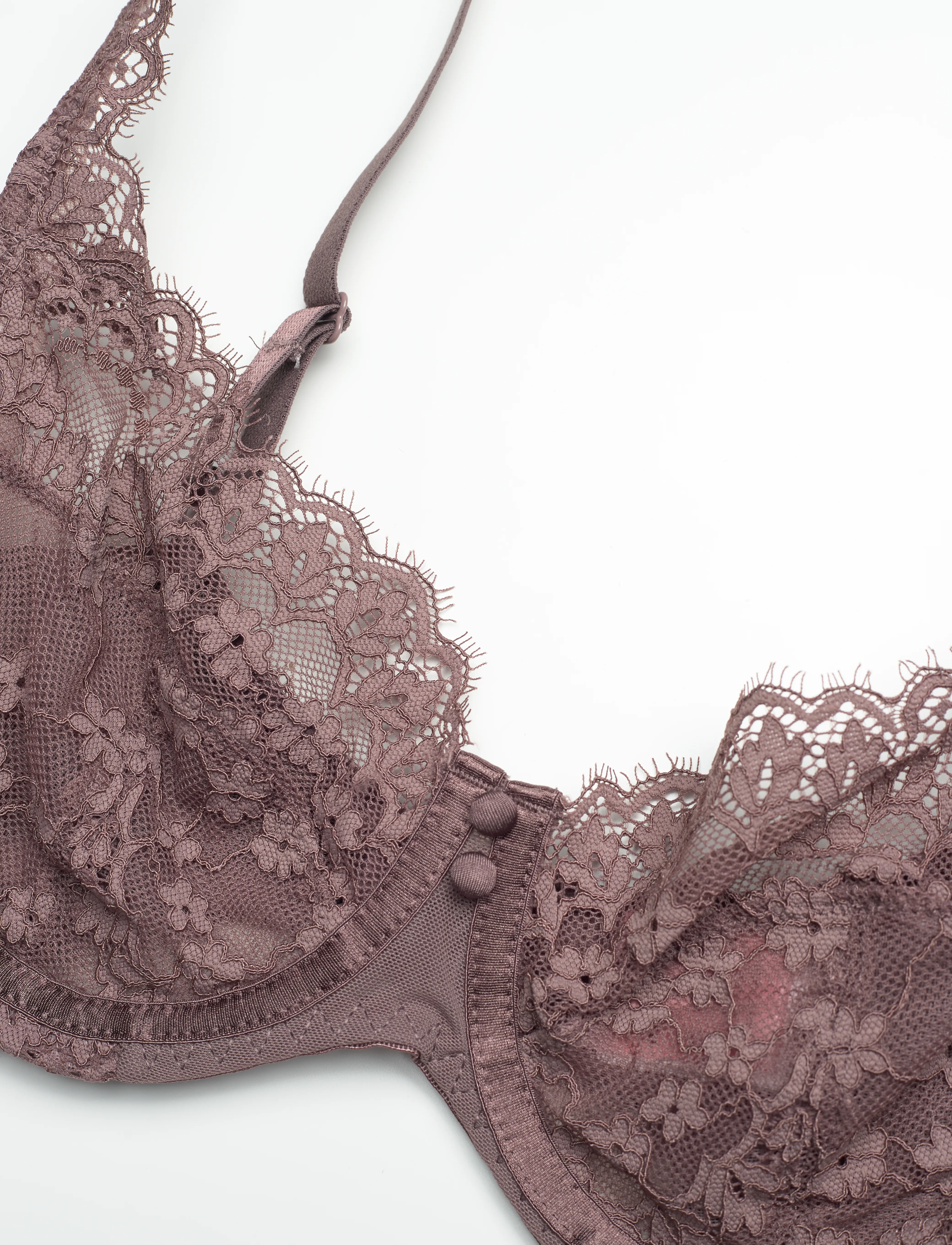 Hunkemöller - DAISY UF - traadiga rinnahoidjad - peppercorn - 3
