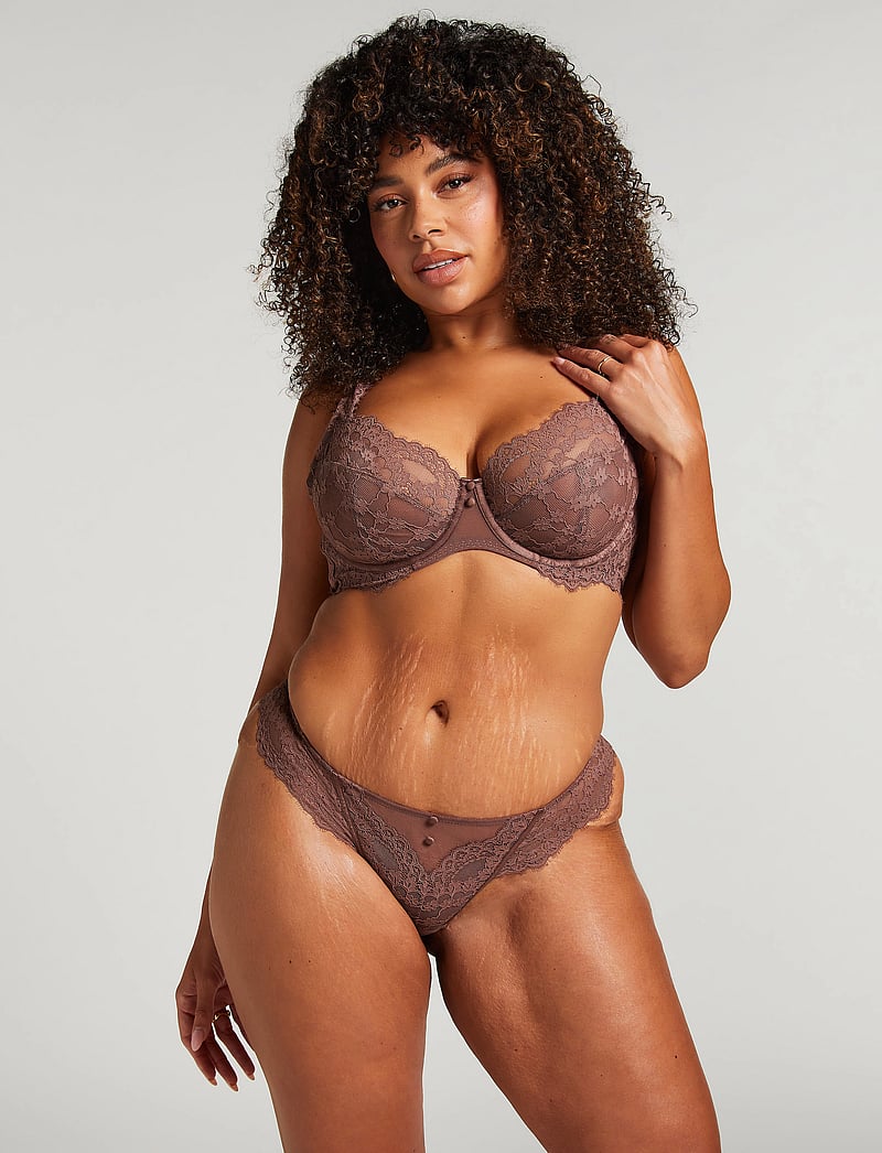 Hunkemöller - DAISY STRING R - string - peppercorn - 0