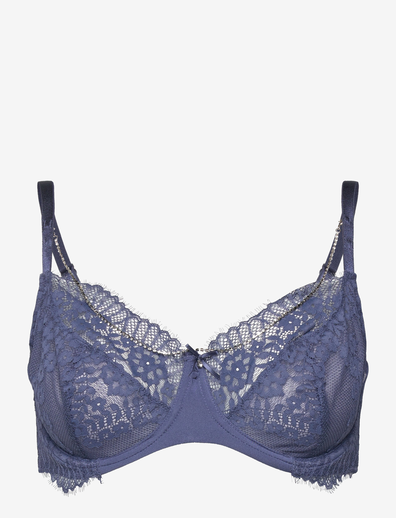 Hunkemöller - Pearlene Non-Padded Underwired Bra - bügel-bh - blue indigo - 1